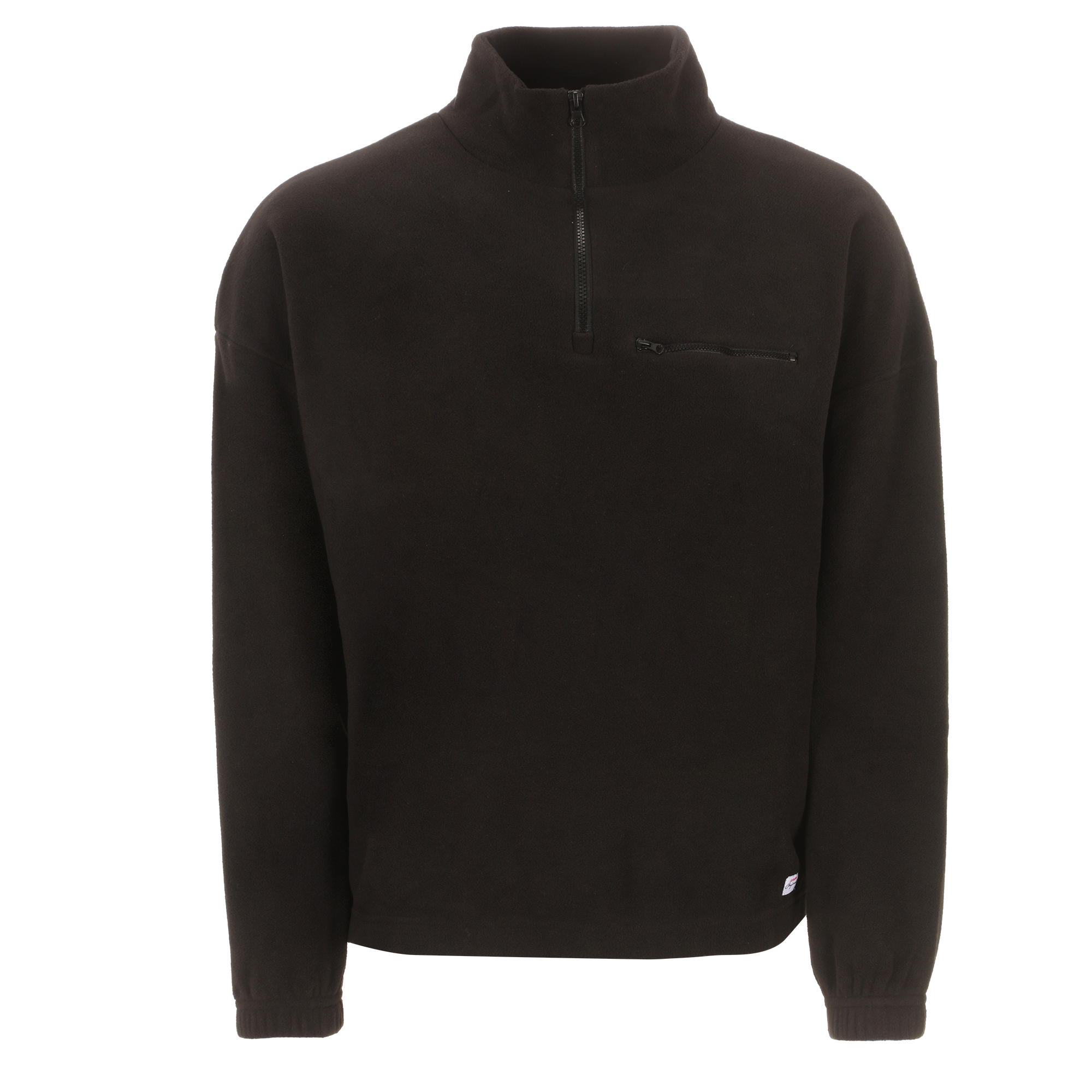 pull zippé col camionneur noir - Noir