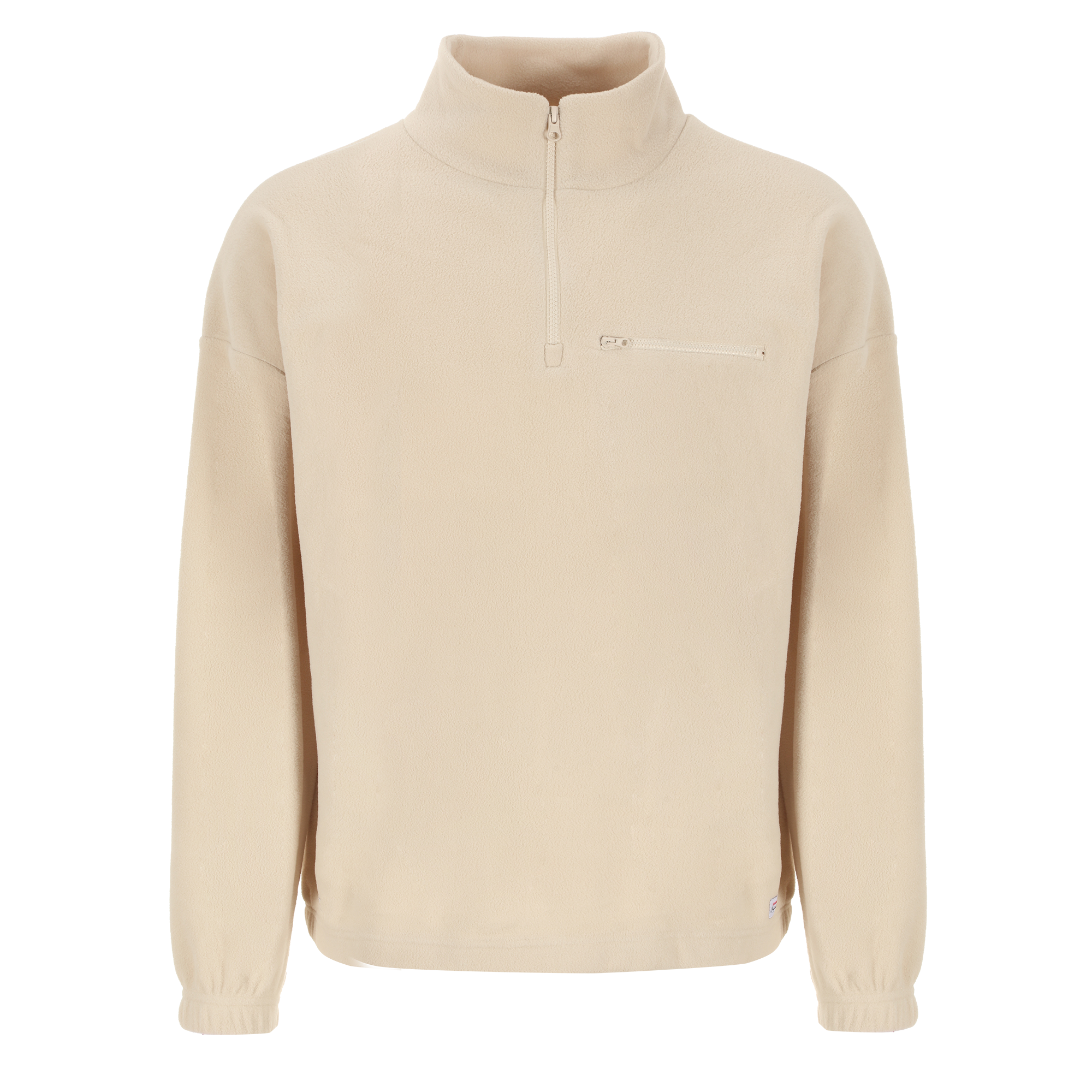 Pull polaire col camionneur beige - Beige