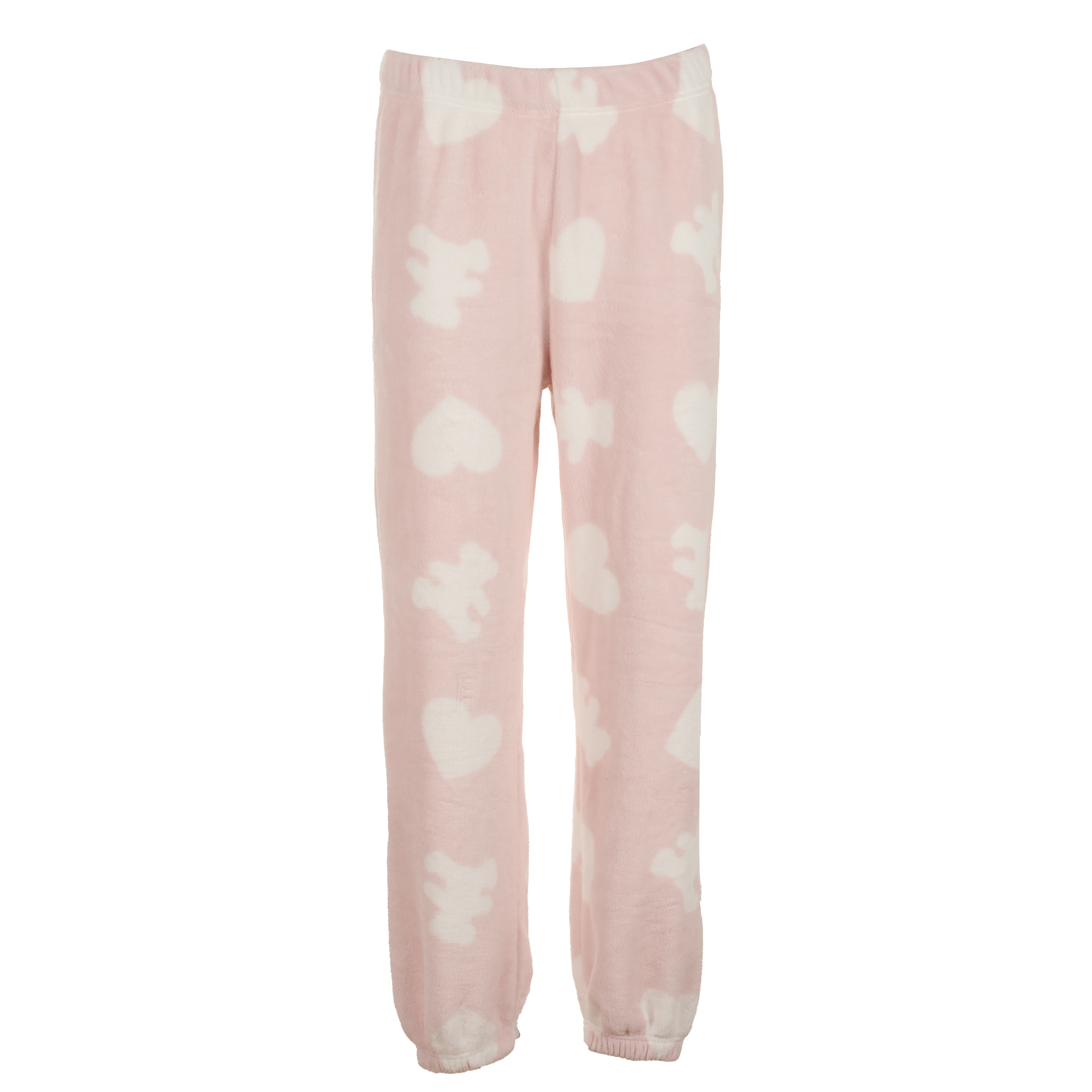 Pyjama long coral fleece - Rose