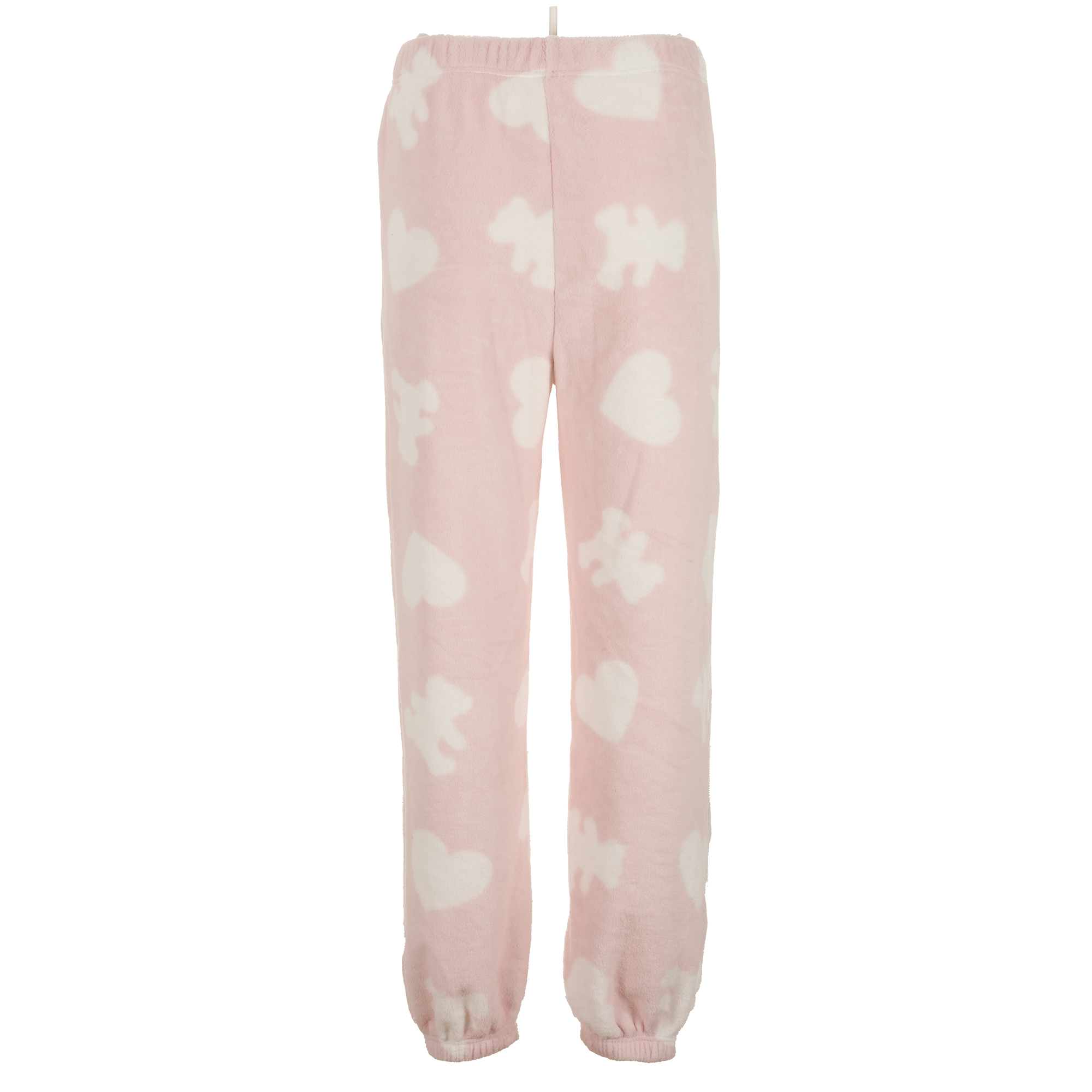Pyjama long coral fleece - Rose