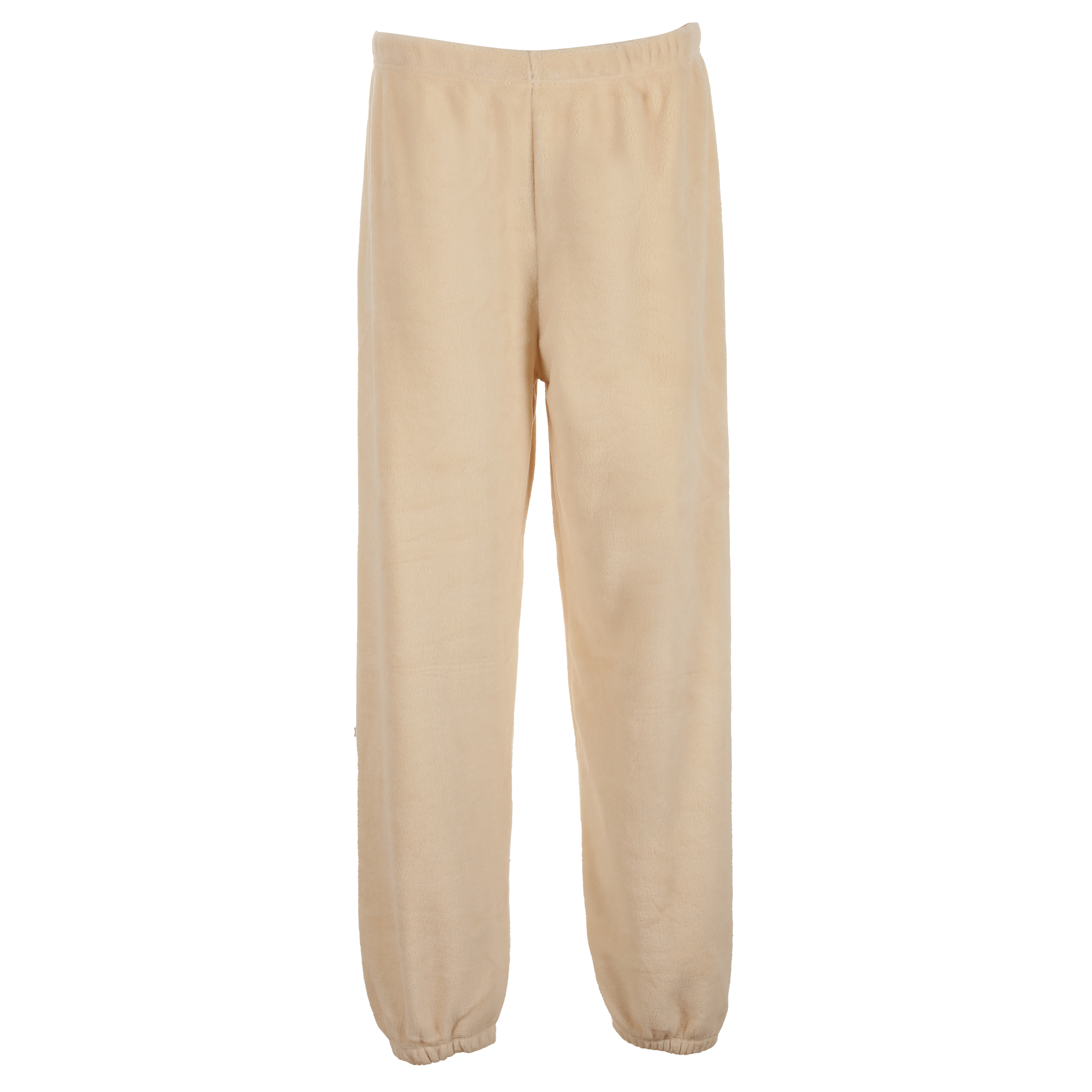Pyjama long coral fleece - Beige