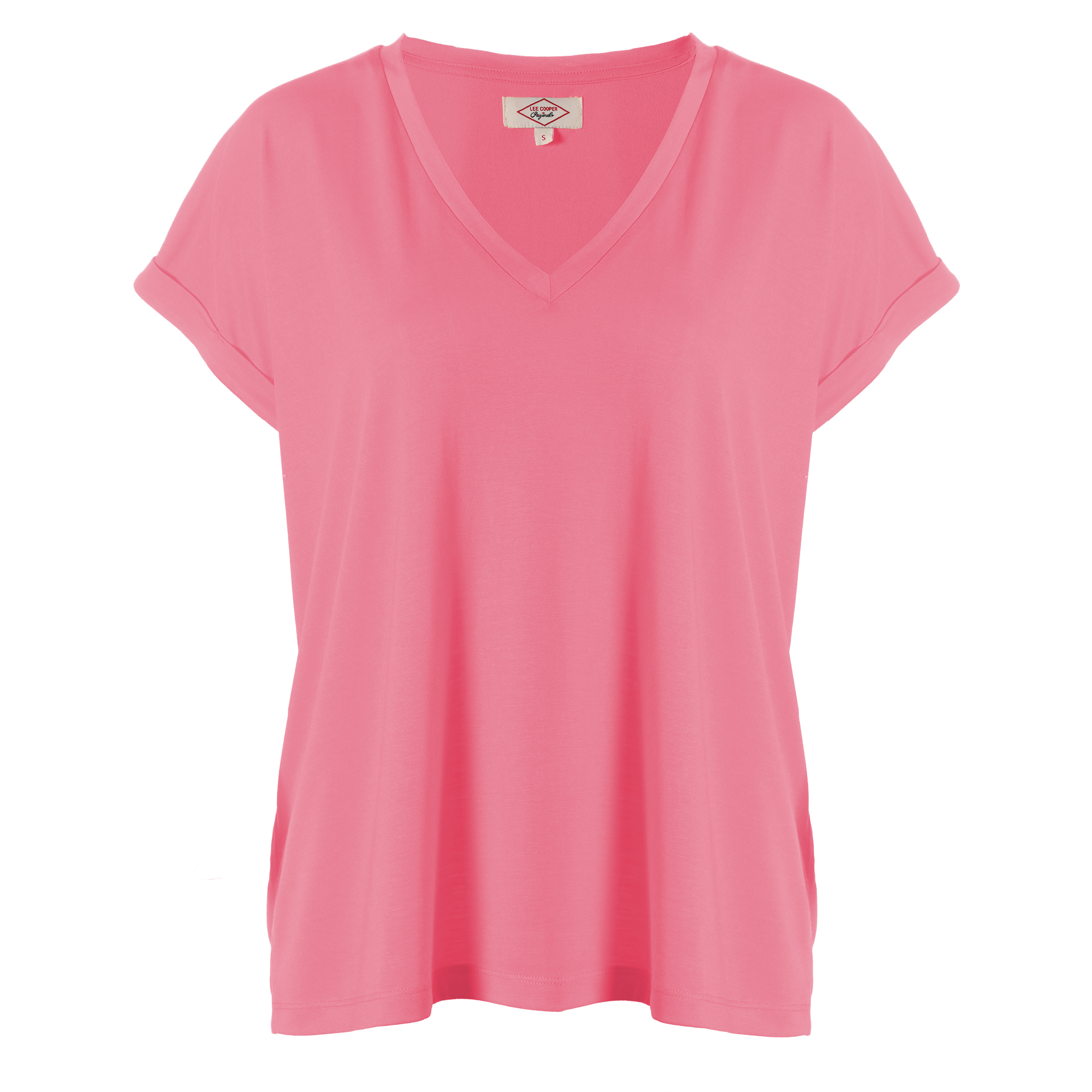 Tee shirt manche courte fluide - Rose