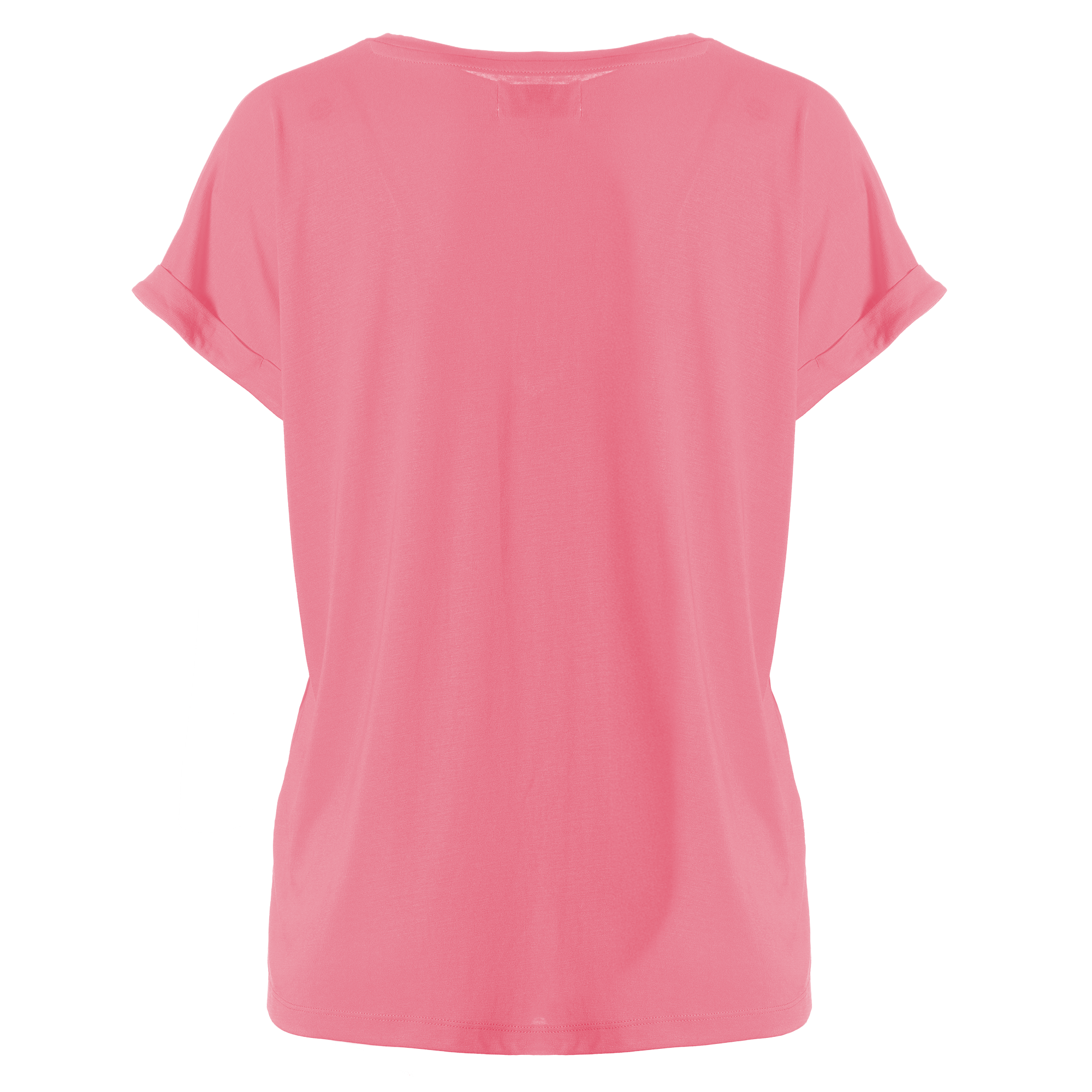 Tee shirt manche courte fluide - Rose