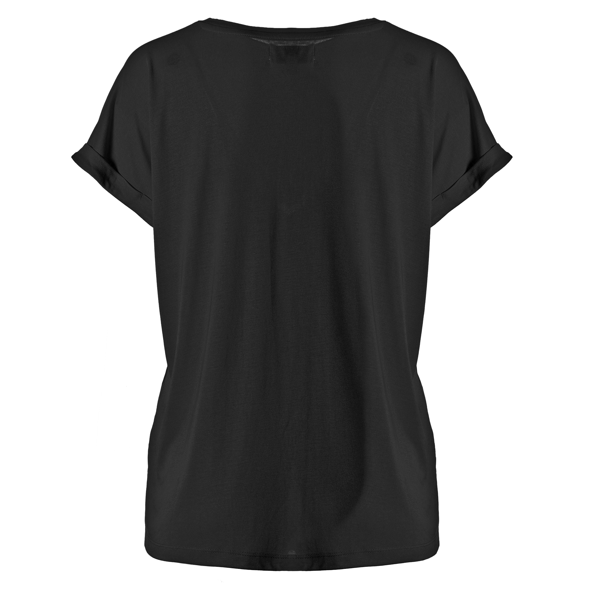 Tee shirt manche courte fluide - Noir