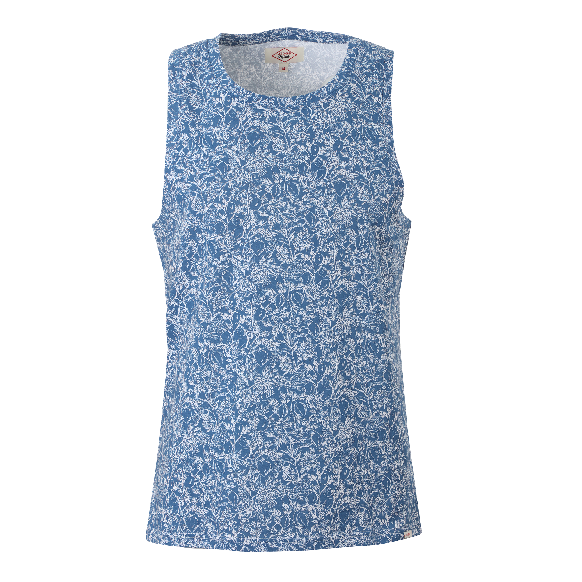 Débardeur à fleurs - Bleu foncé