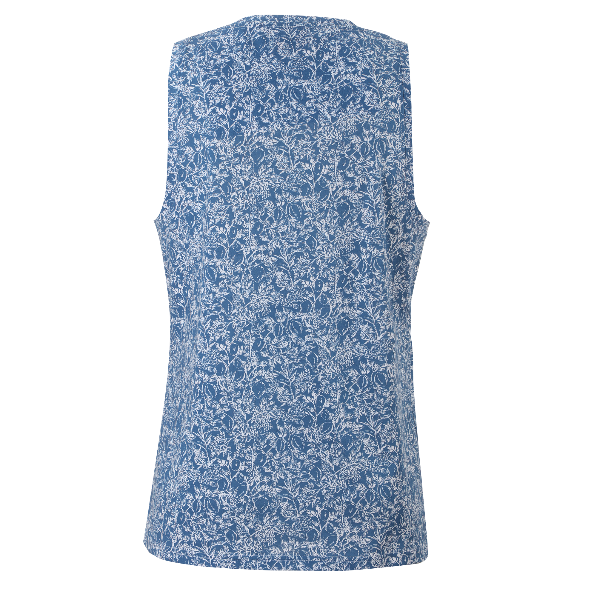 Débardeur à fleurs - Bleu foncé