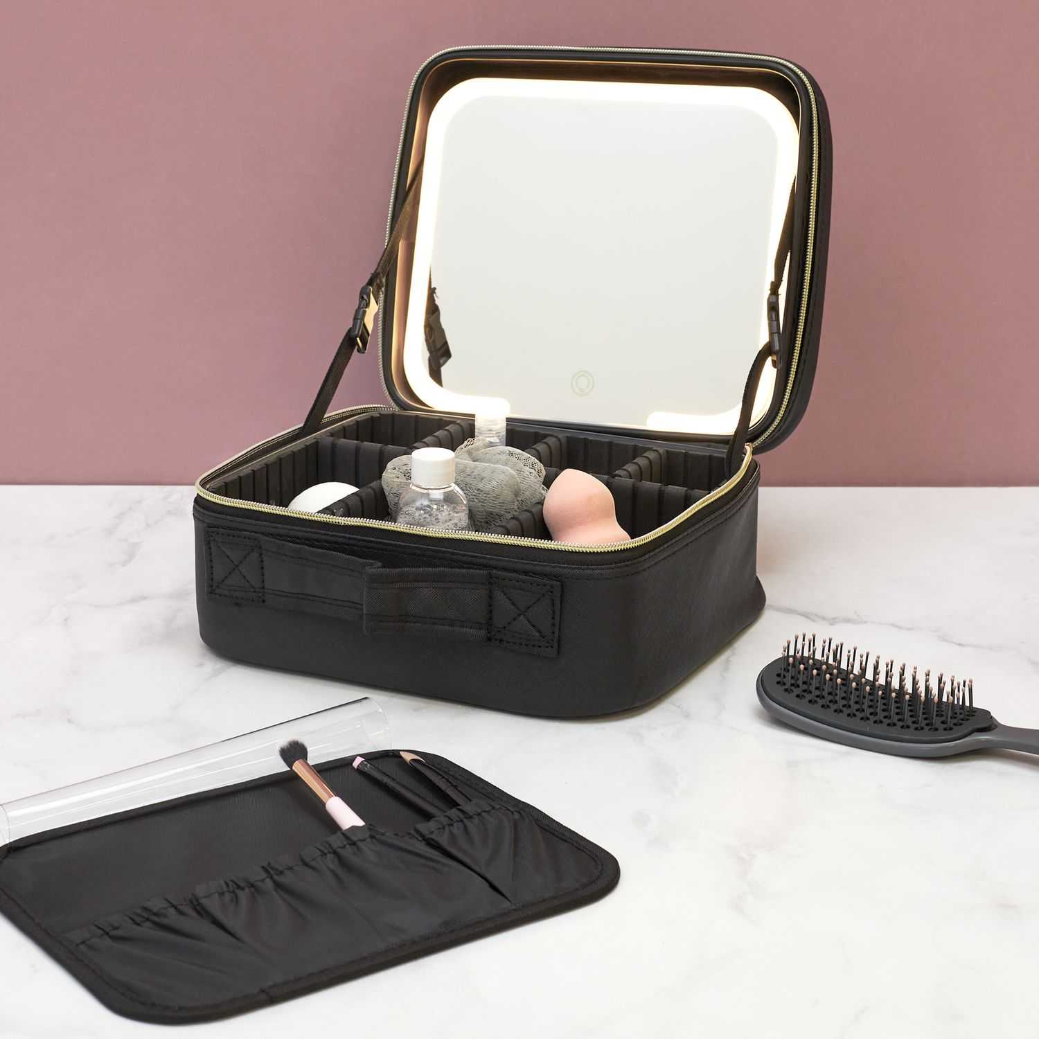 Vanity modulable avec miroir led