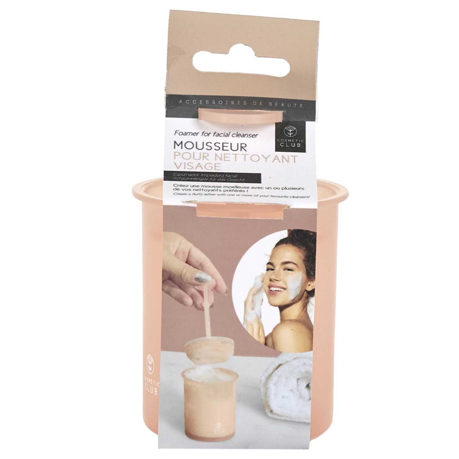Mousseur pour nettoyant visage