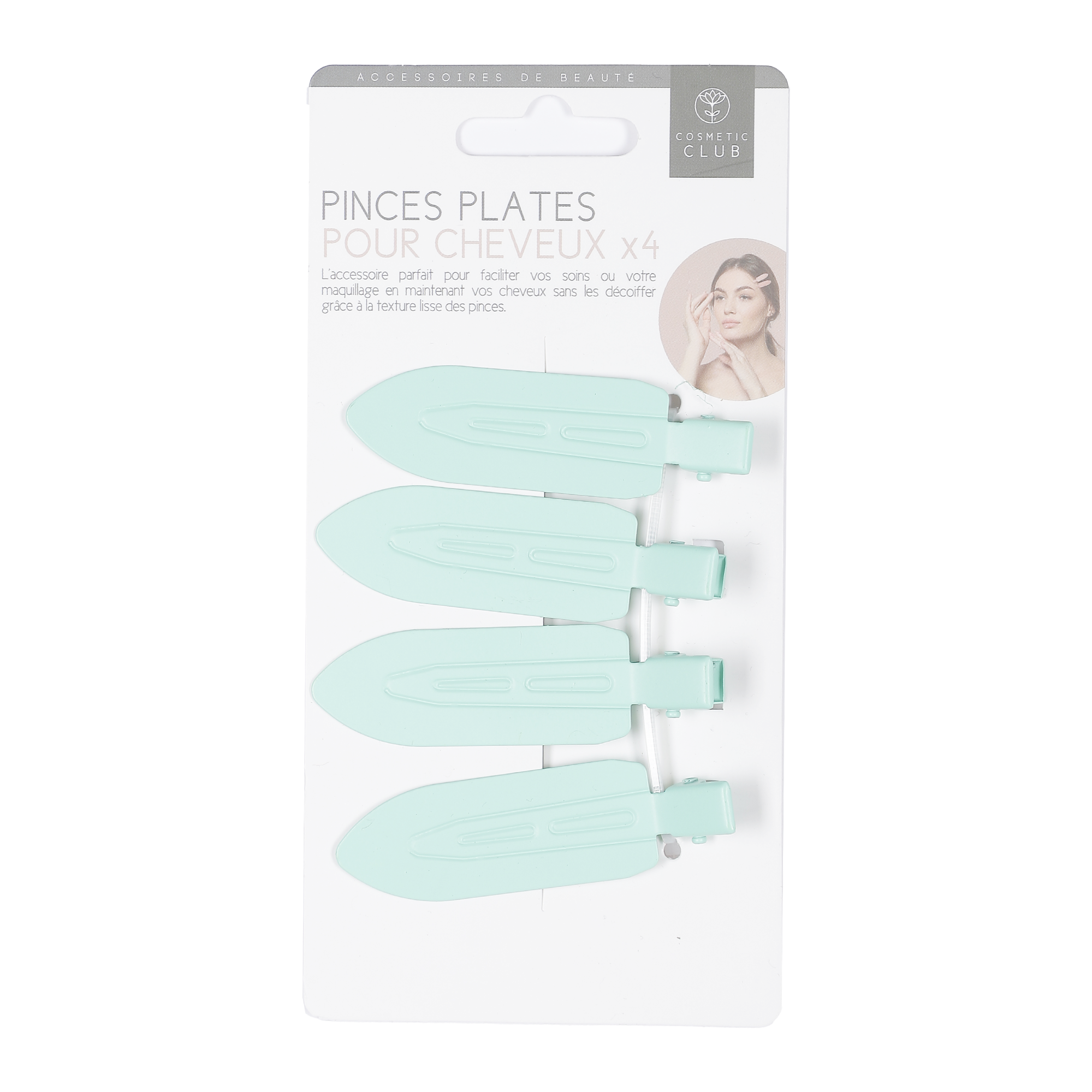 Lot de 4 pinces à cheveux