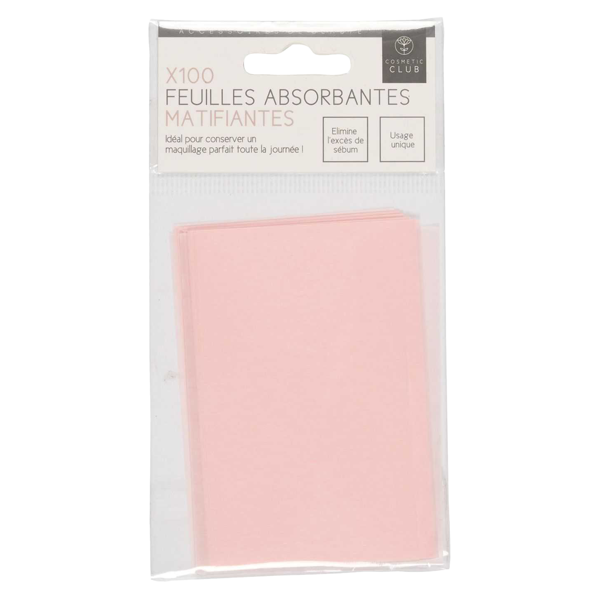 Papier absorbant pour visage