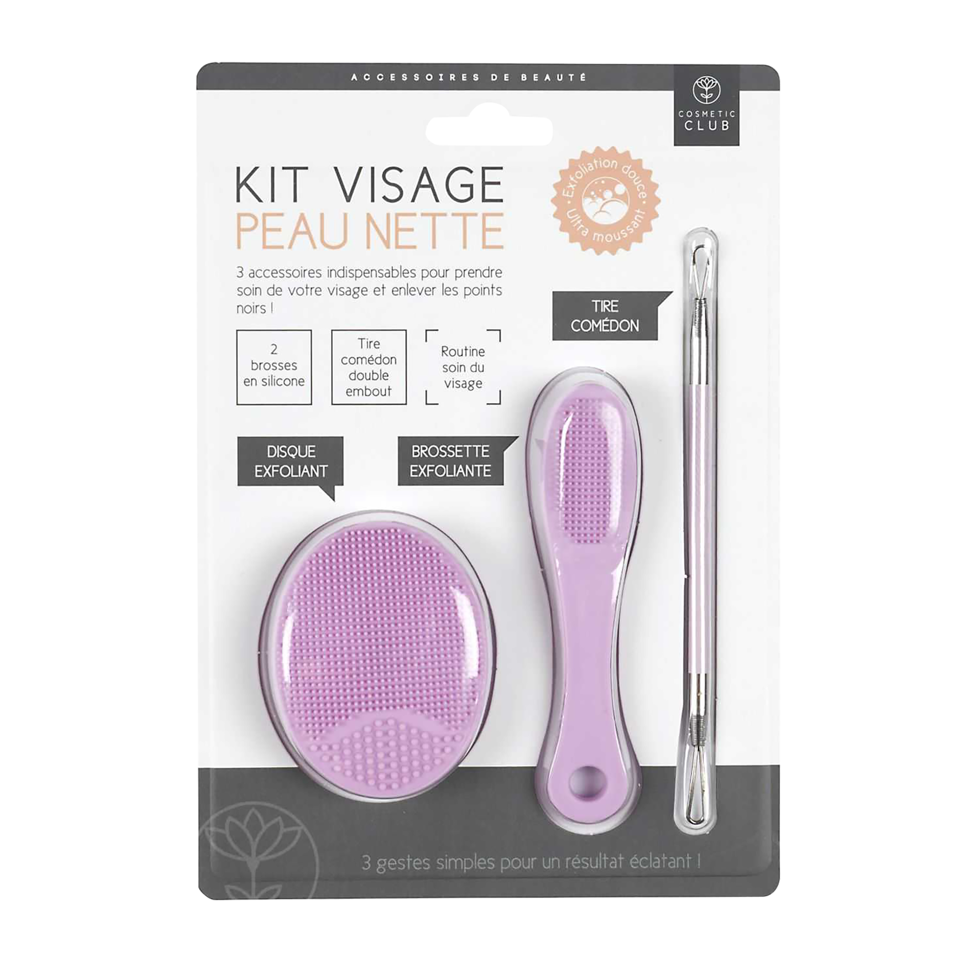Kit visage peau nette