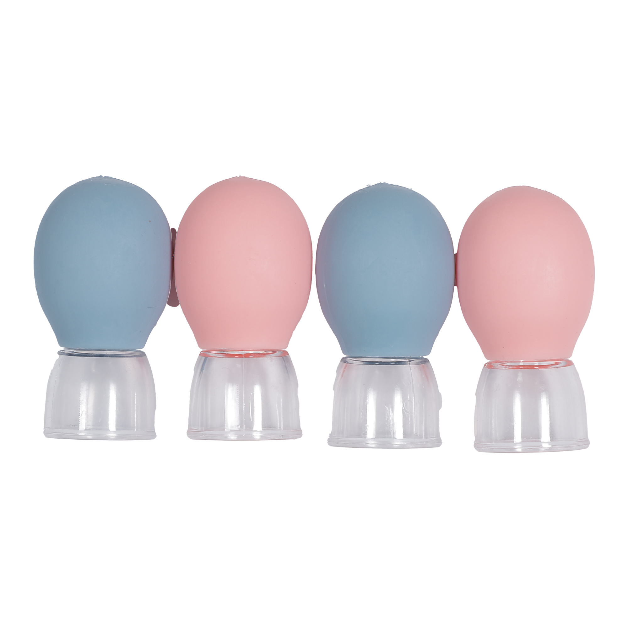 Lot de 4 ventouses liftantes visage