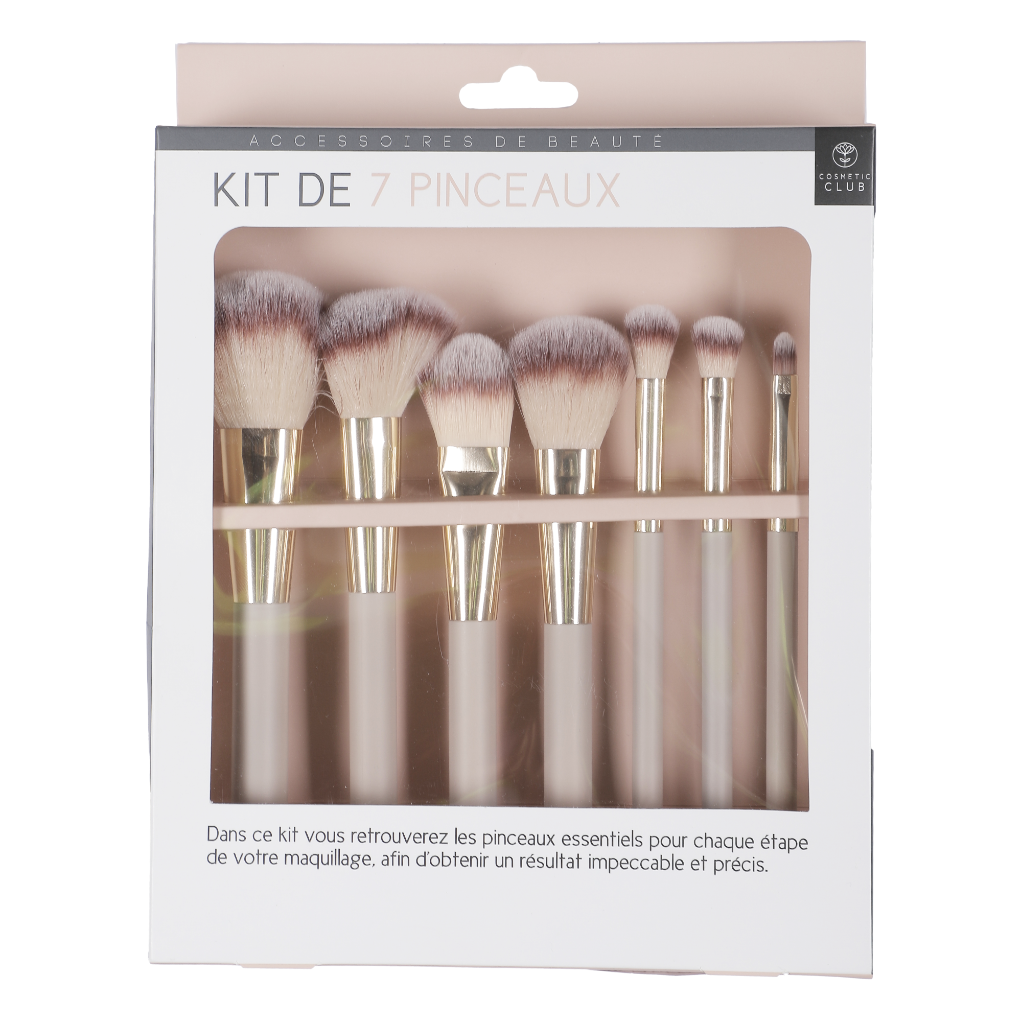 Coffret 7 pinceaux à maquillage