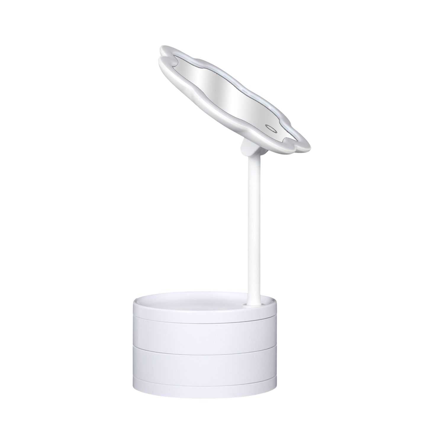 Miroir nuage LED avec rangement intégré