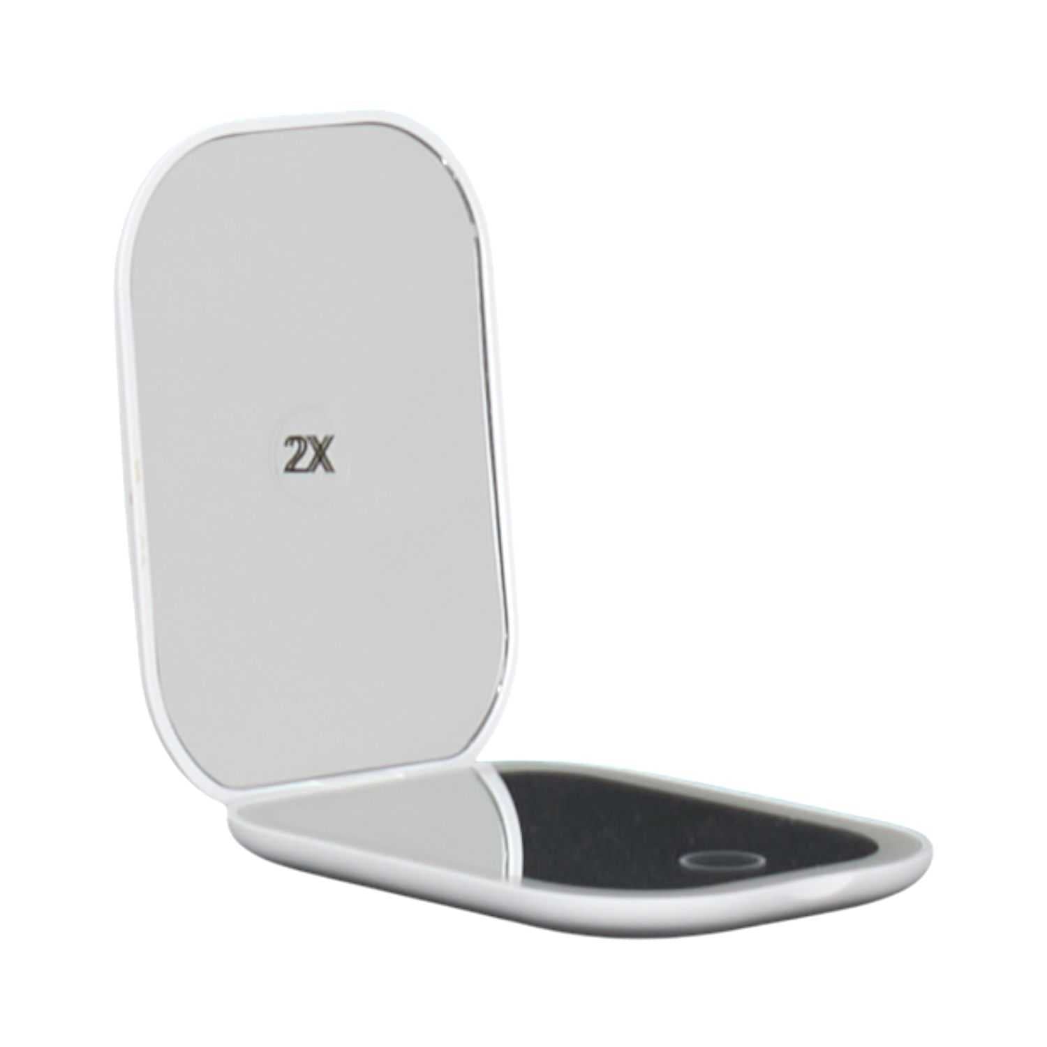 Miroir LED de sac rechargeable