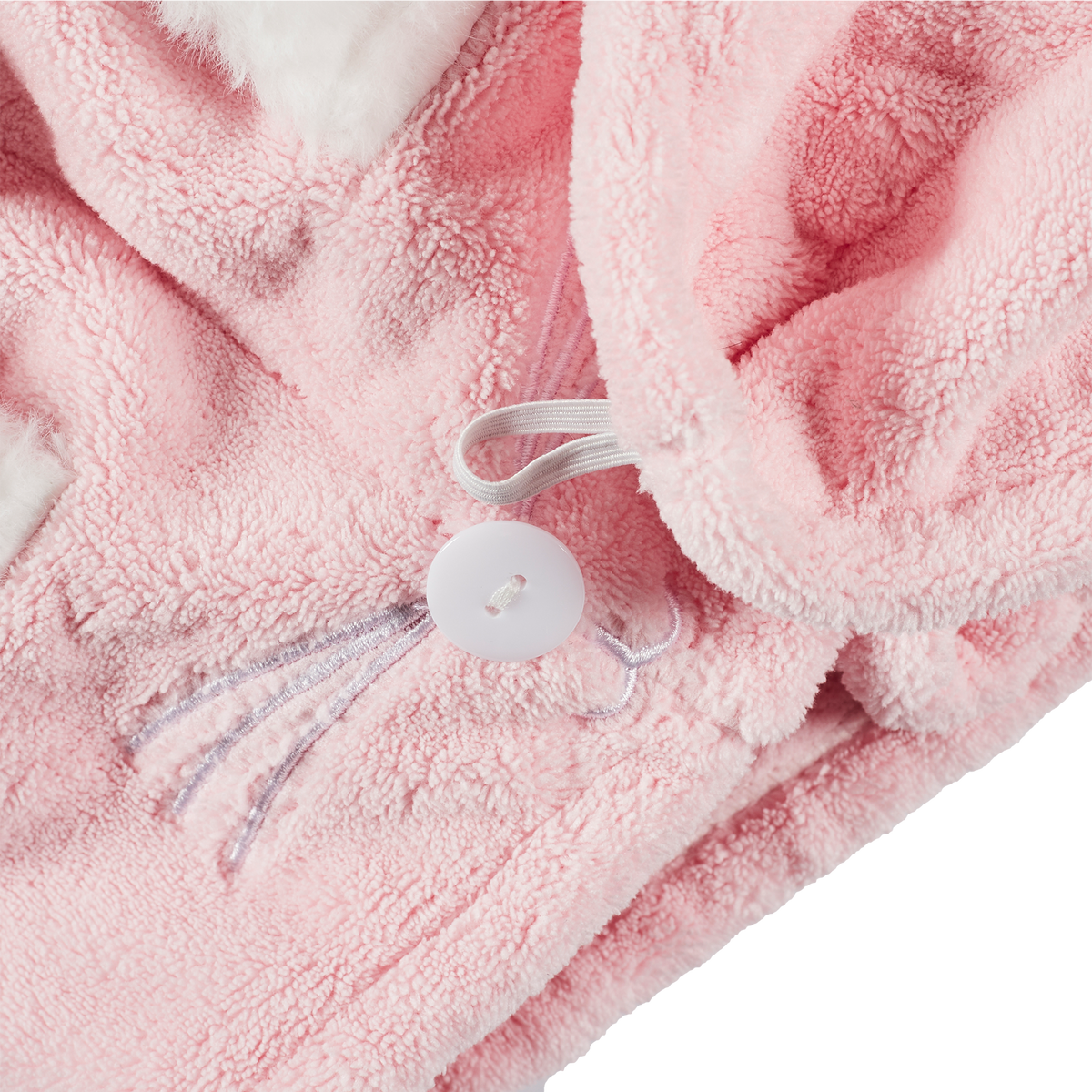Serviette en microfibre pour cheveux  - Rose