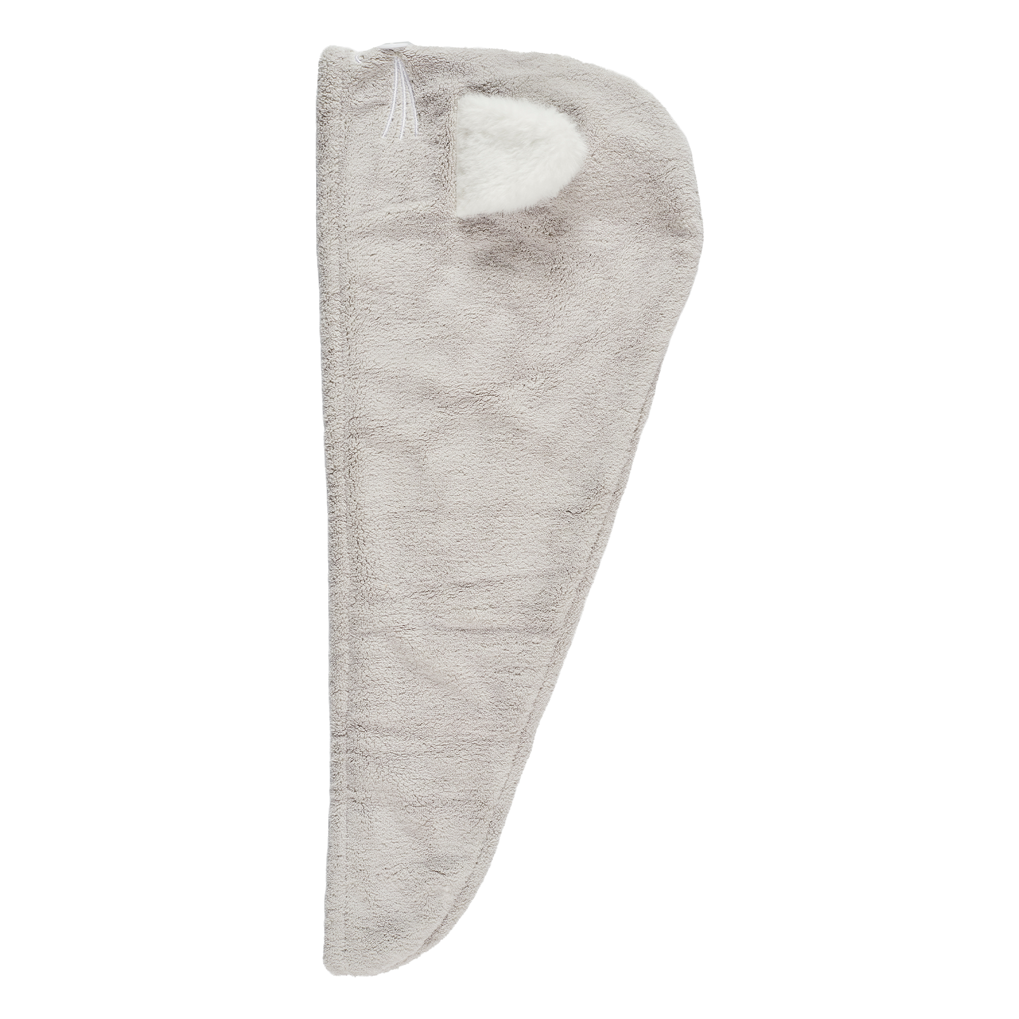 Serviette en microfibre pour cheveux  - Gris