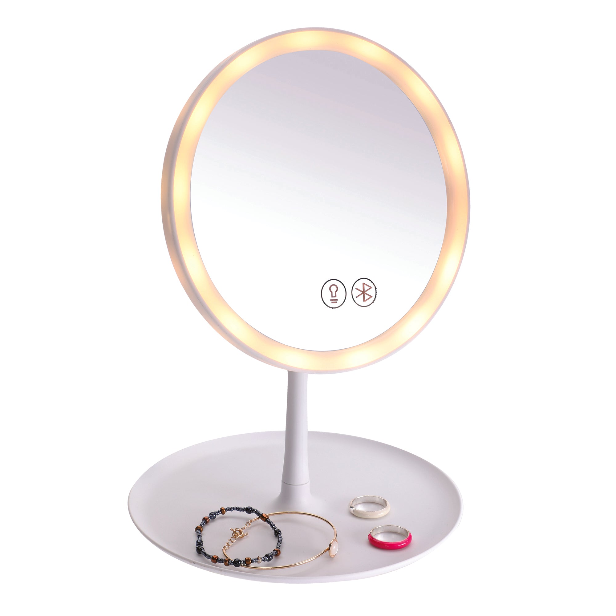 MIROIR ENCEINTE BLUETOOTH LED USB