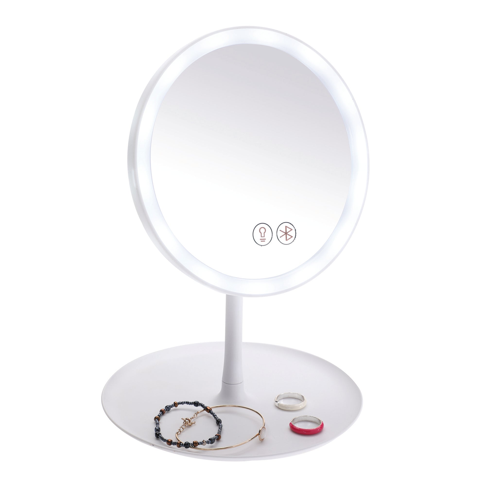 MIROIR ENCEINTE BLUETOOTH LED USB