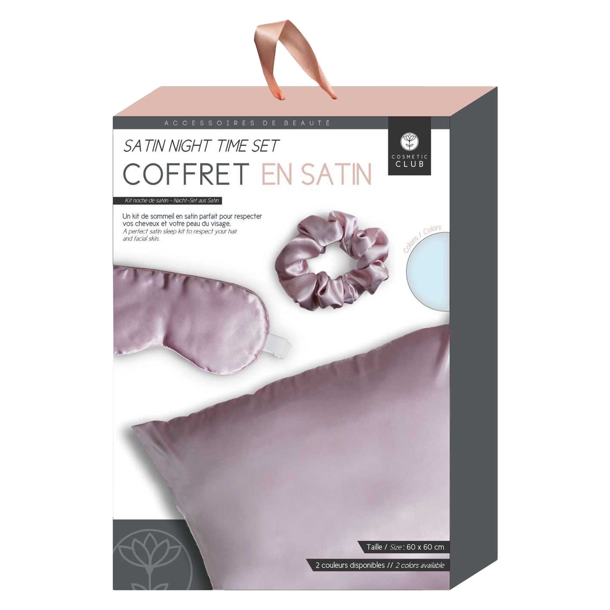 Coffret nuit 3 accessoires Satin