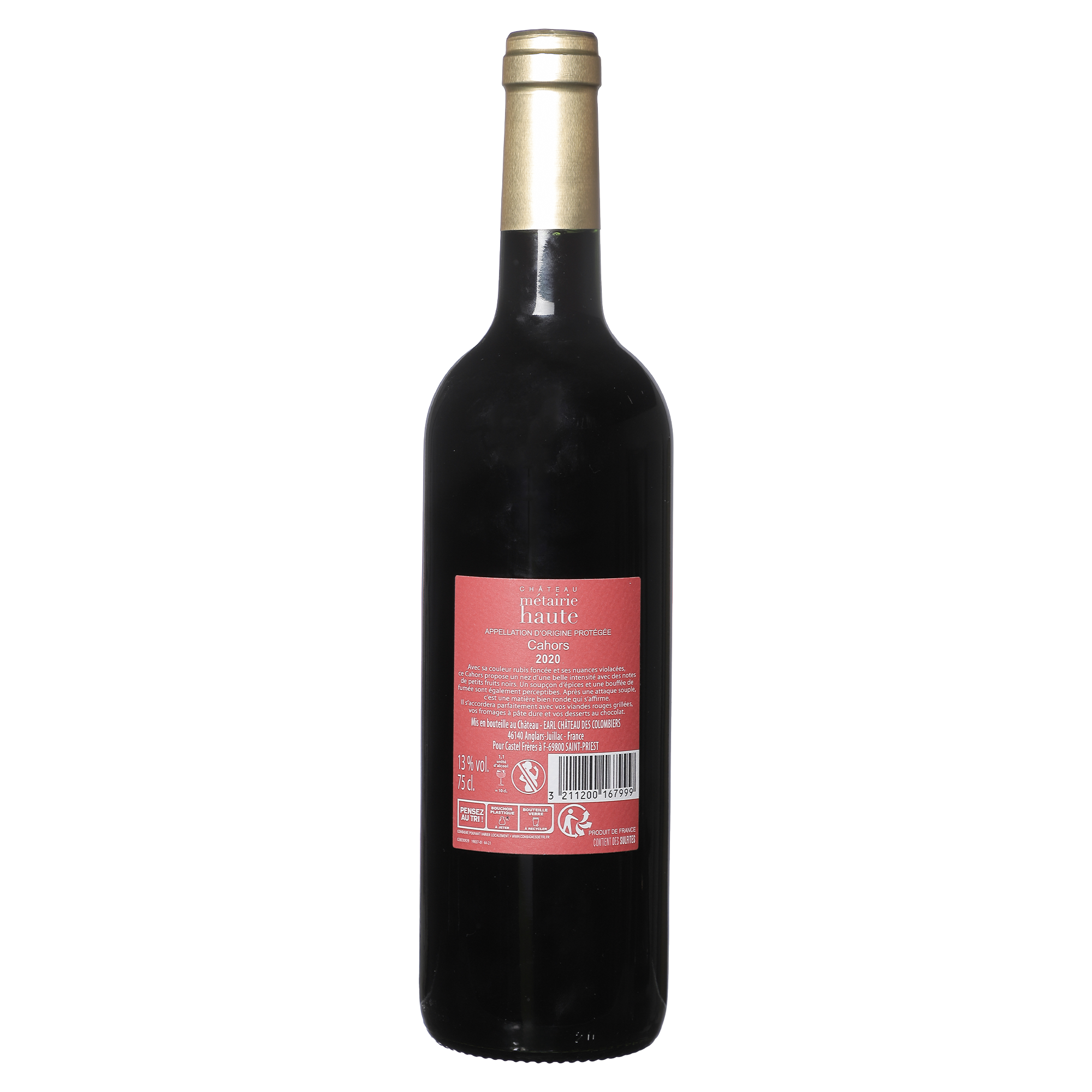 Château Metairie haute 2020 13%