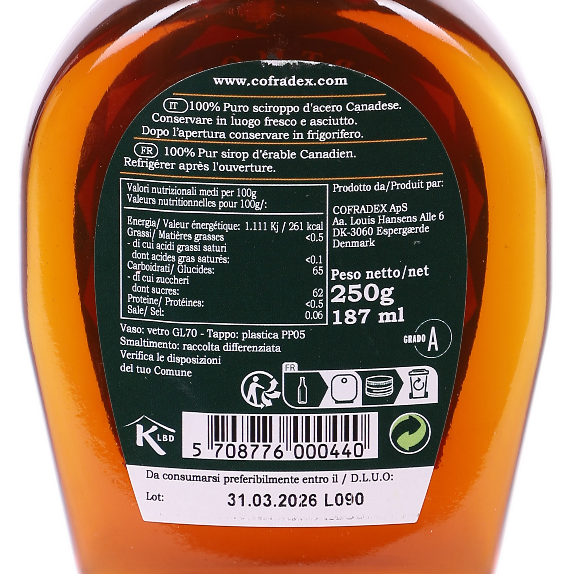 Sirop d'érable