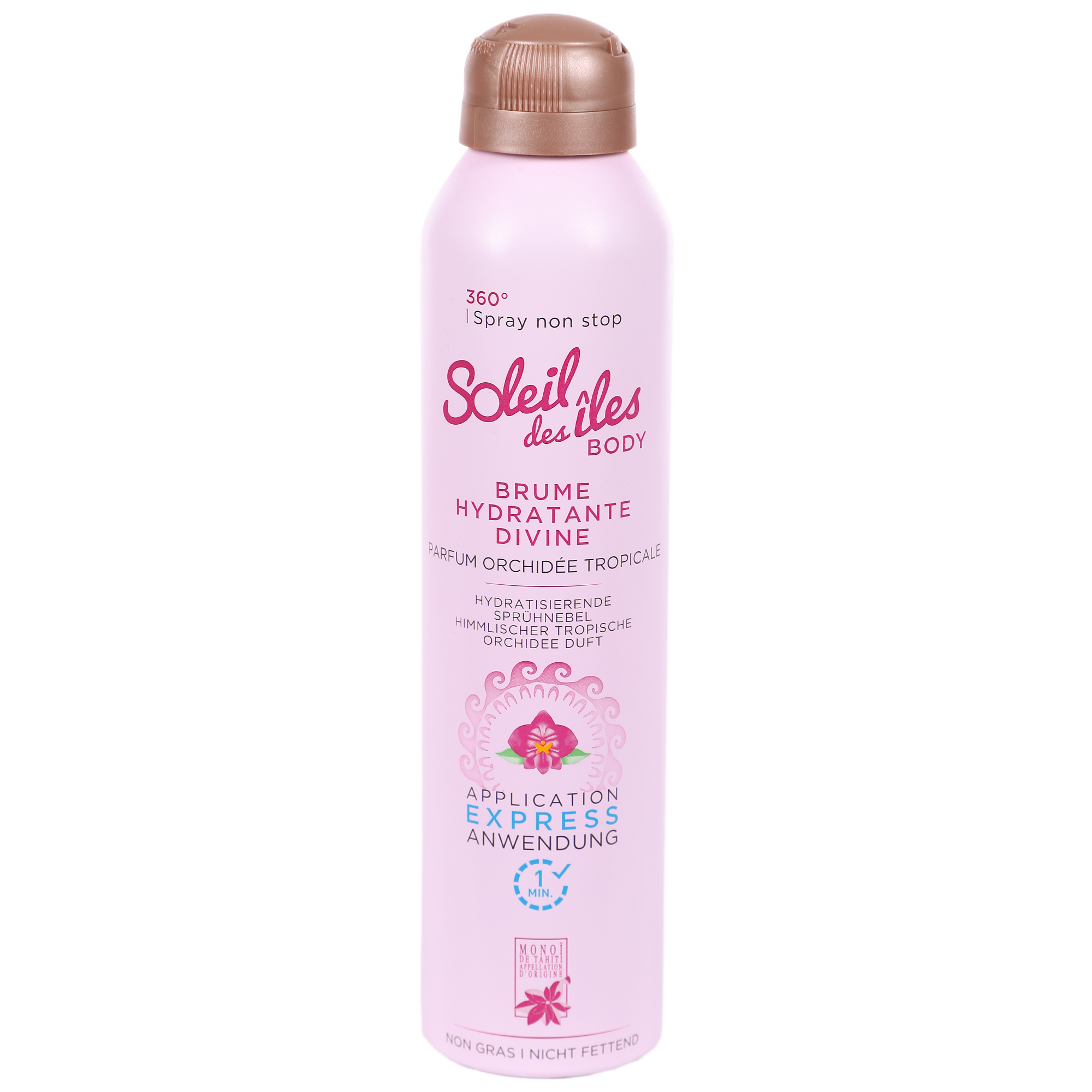Brume hydratante divine parfum Orchidée tropical