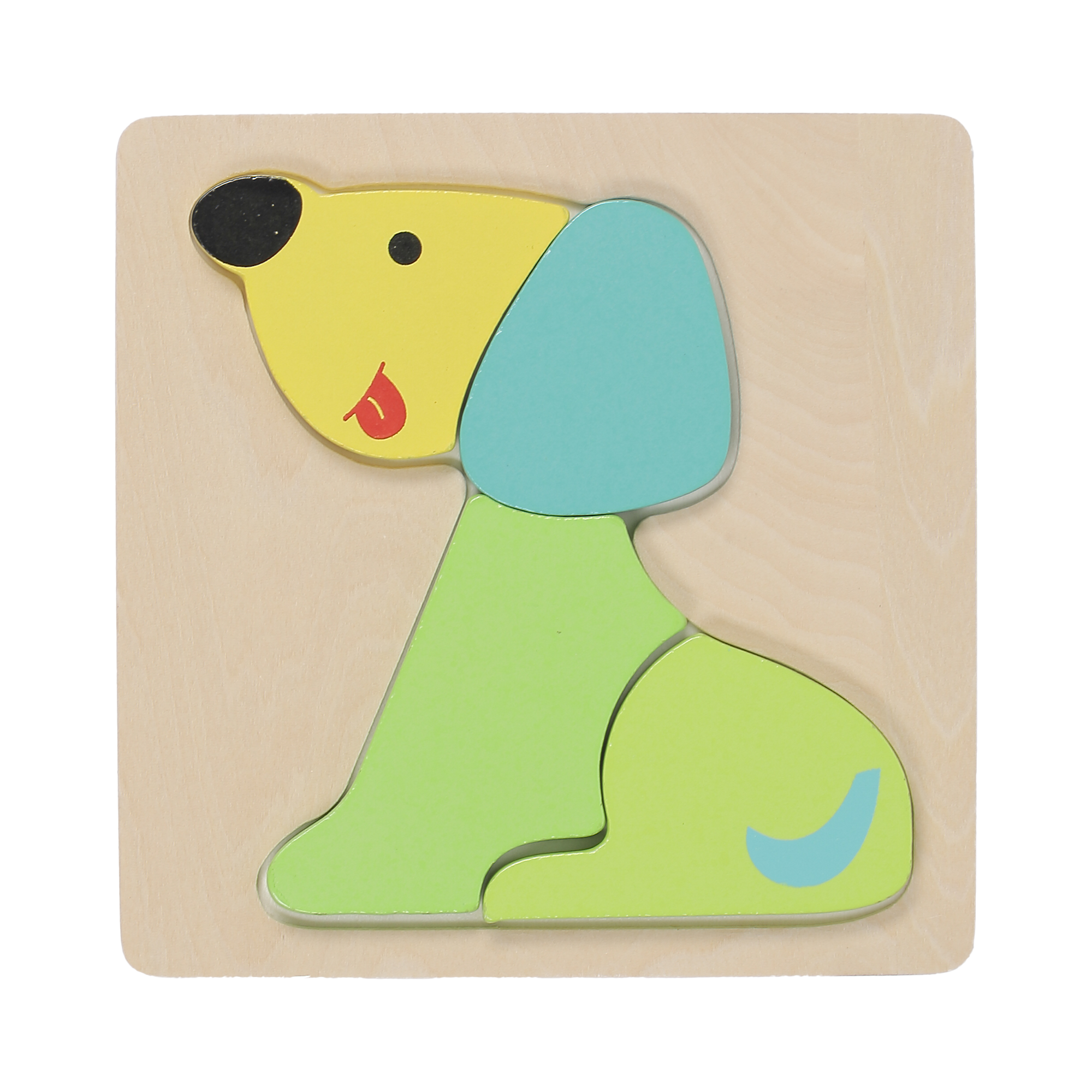 Puzzle en bois 1er âge  - Bleu