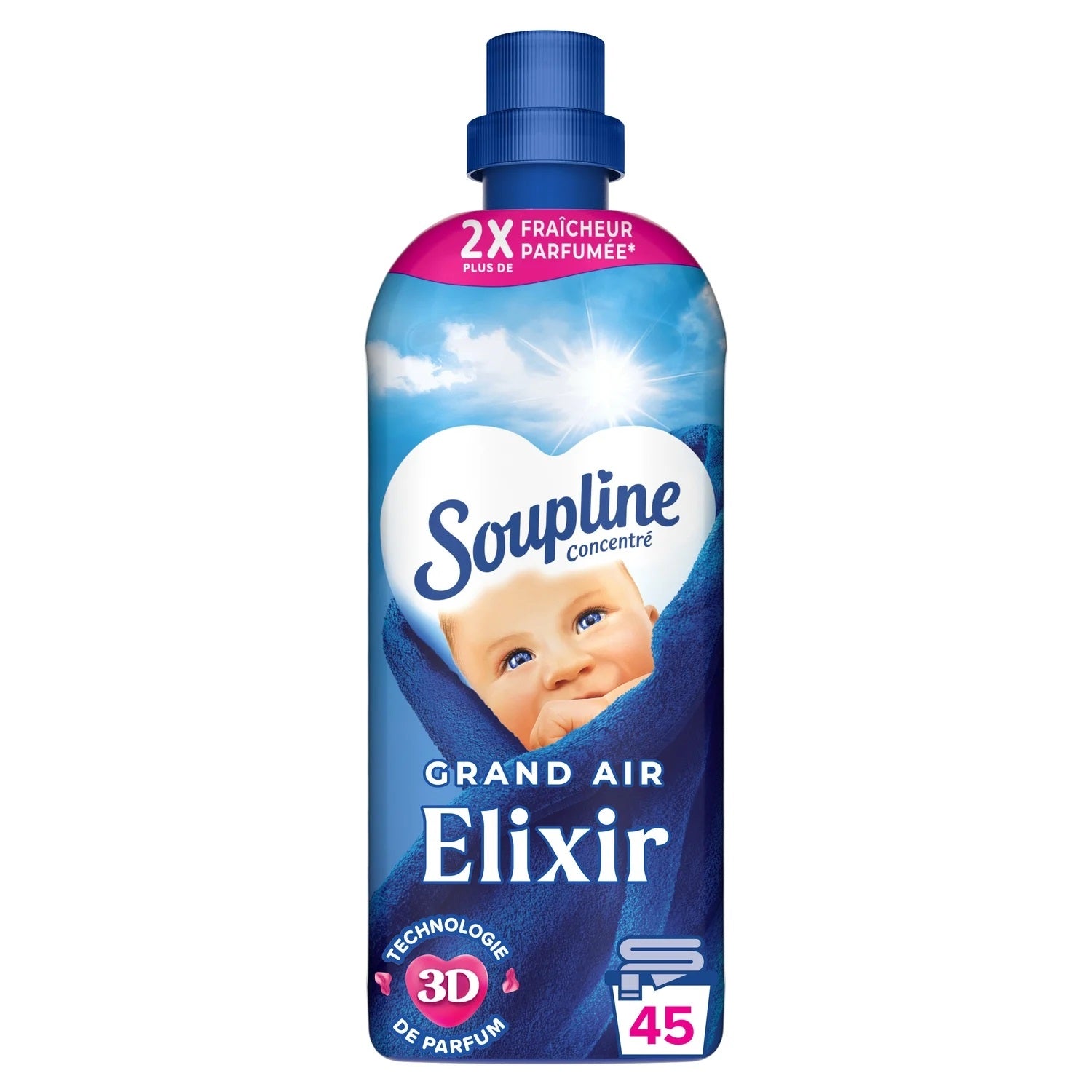 45 doses d'adoucissant Elixir grand air