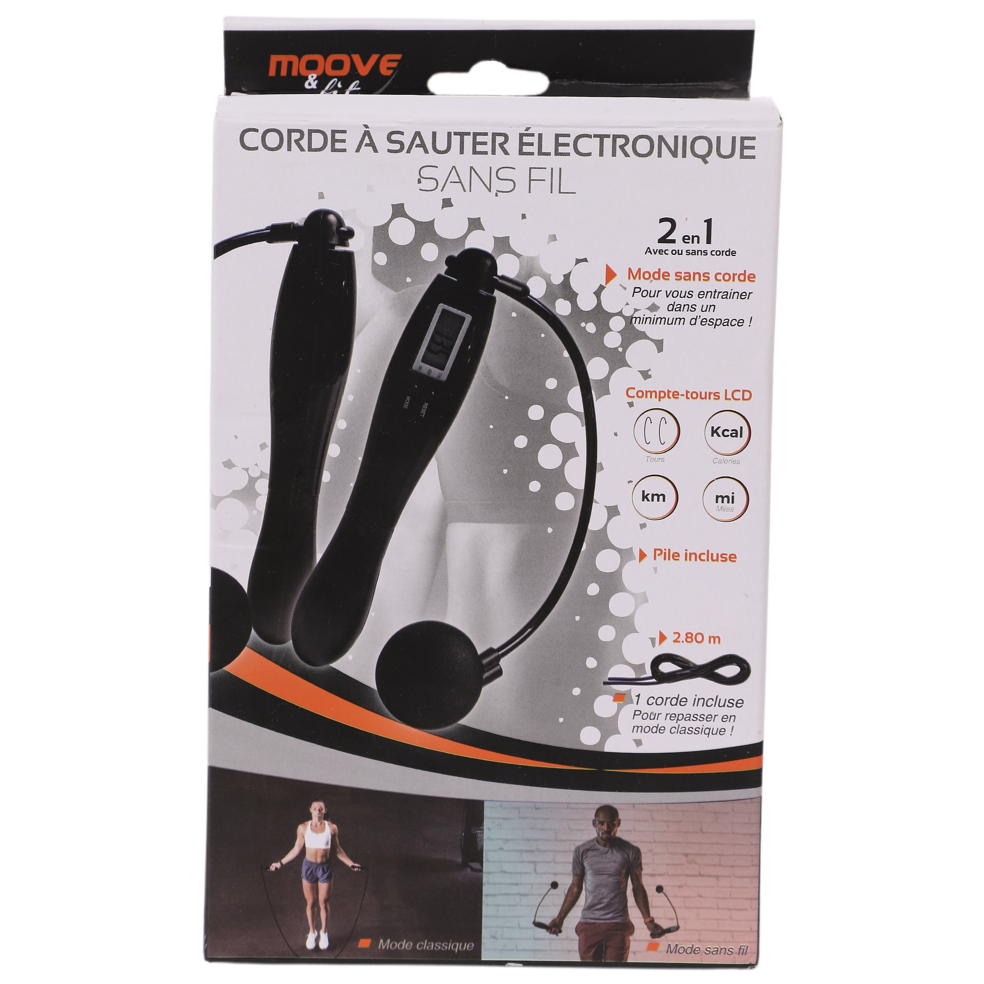 Corde à sauter électronique sans fil