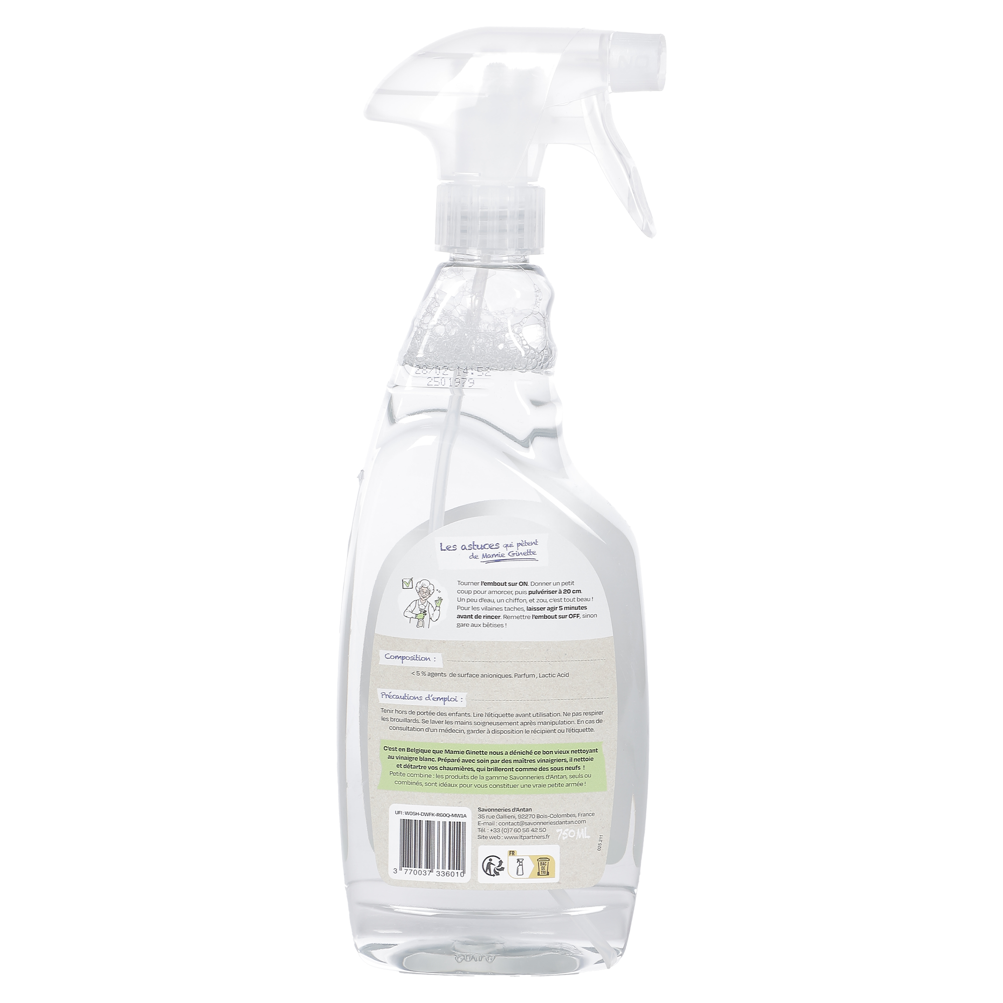 Spray vinaigre blanc ménager