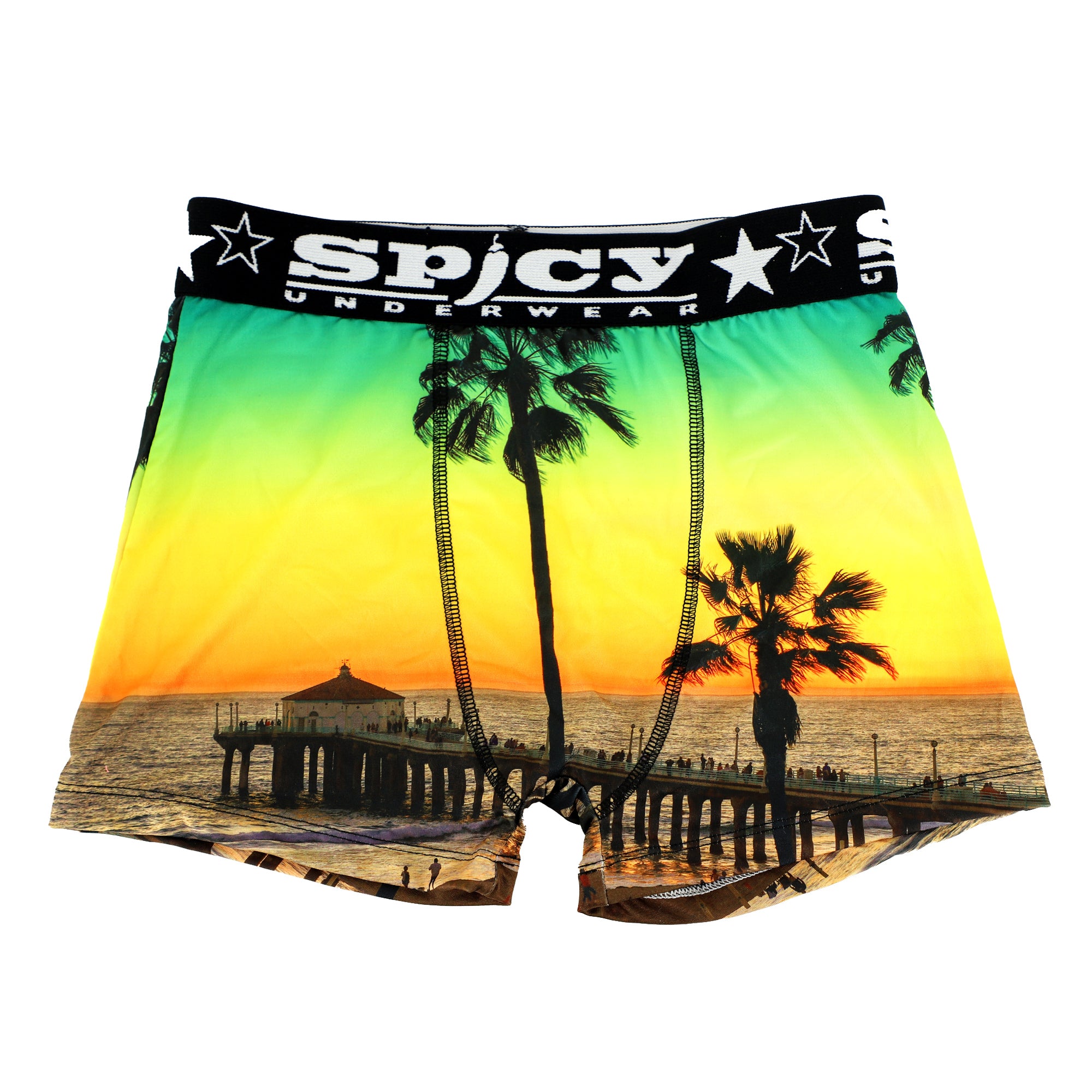 BOXER IMPRIMÉ PLAGE - SPICY