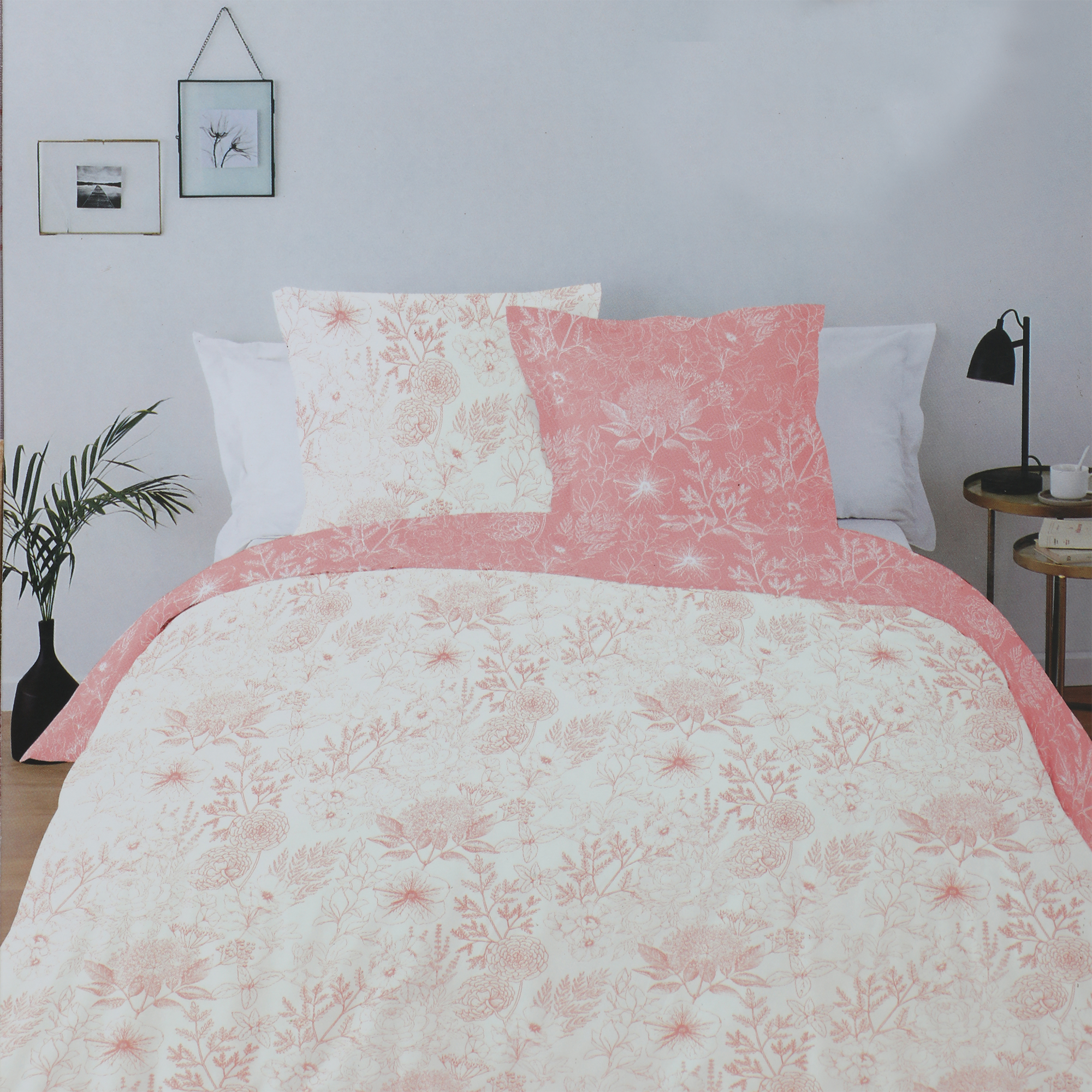 Parure housse de couette 240x220cm  - Bleu