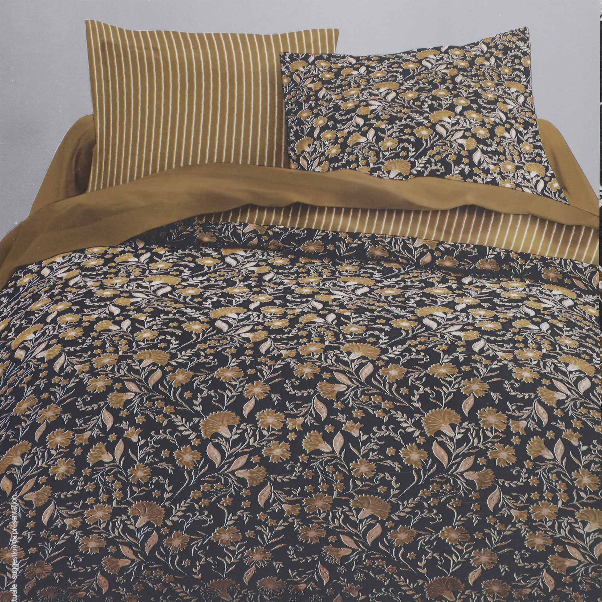 Parure housse de couette 240x220cm  - Rose