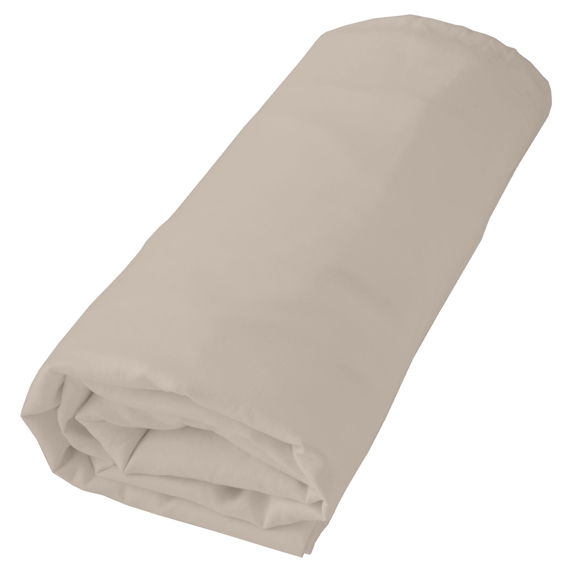 Drap housse jersey basic taupe 140x190 cm