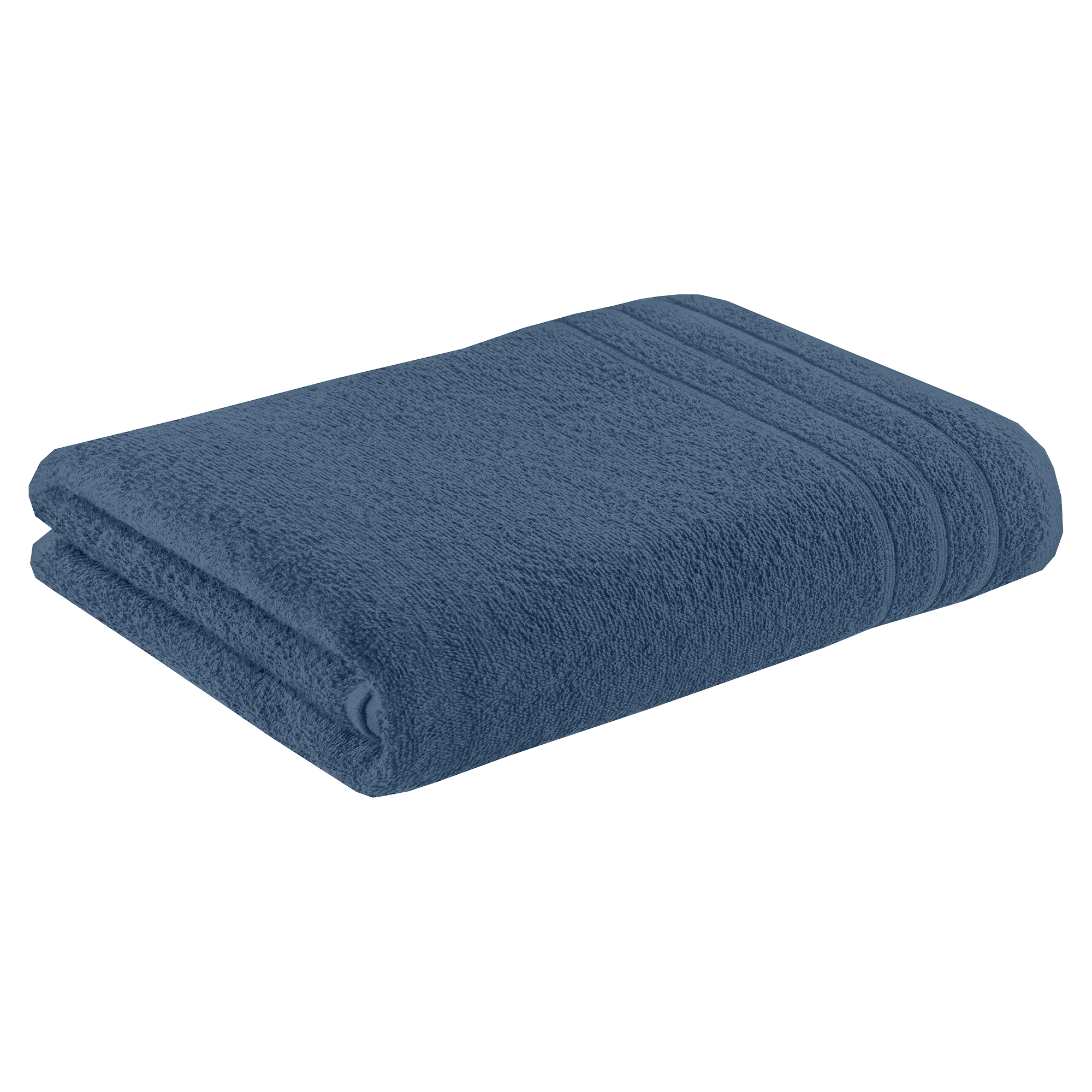 Drap de bain bleu marine 90x145cm