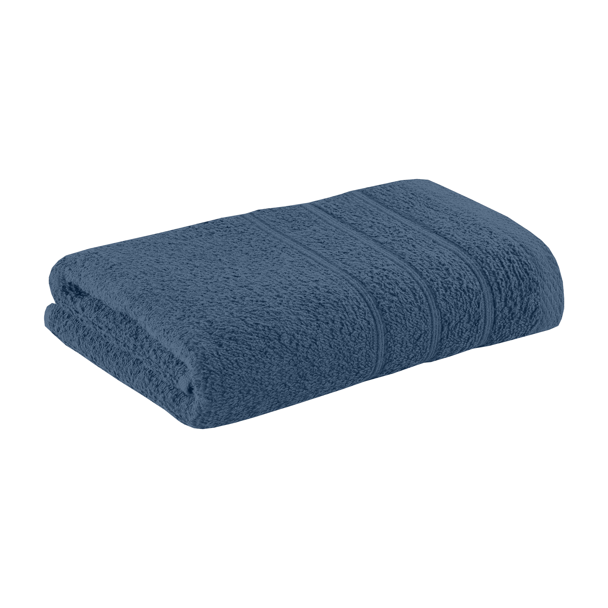 Serviette de toilette bleu marine