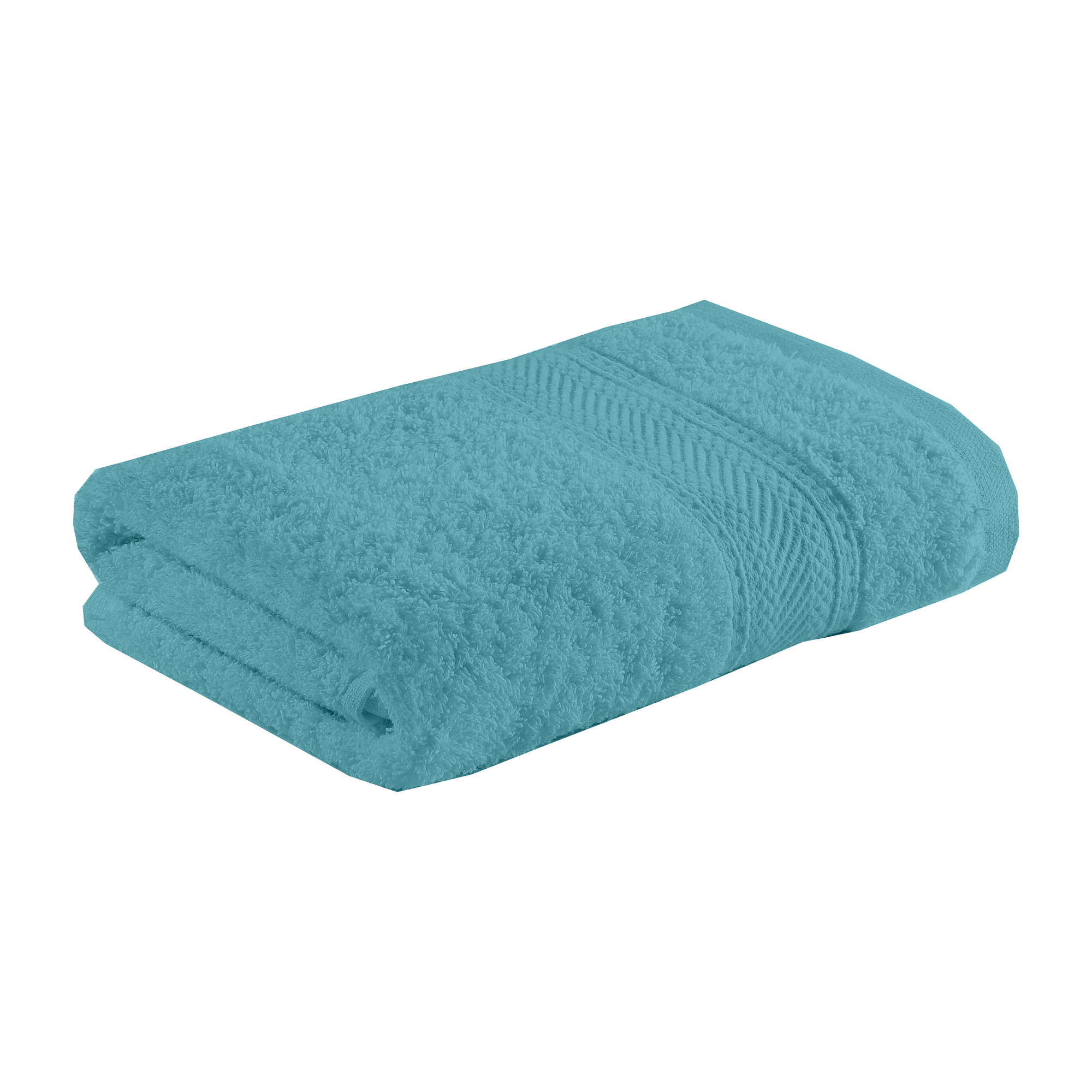 Serviette de toilette 50x90 cm turquoise