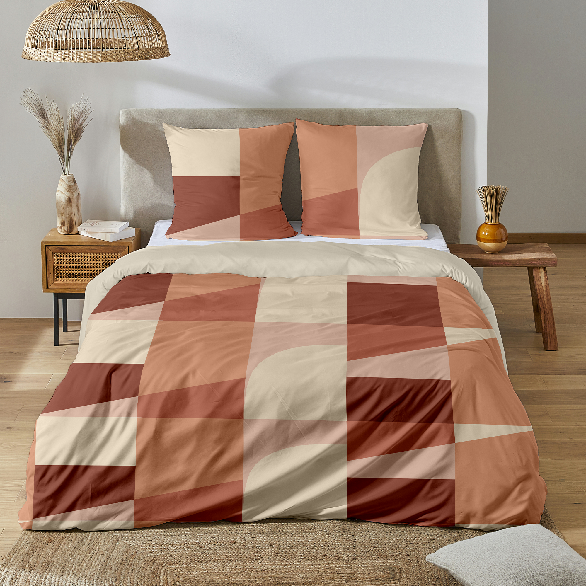 Parure housse de couette 240x220cm - Imprimé