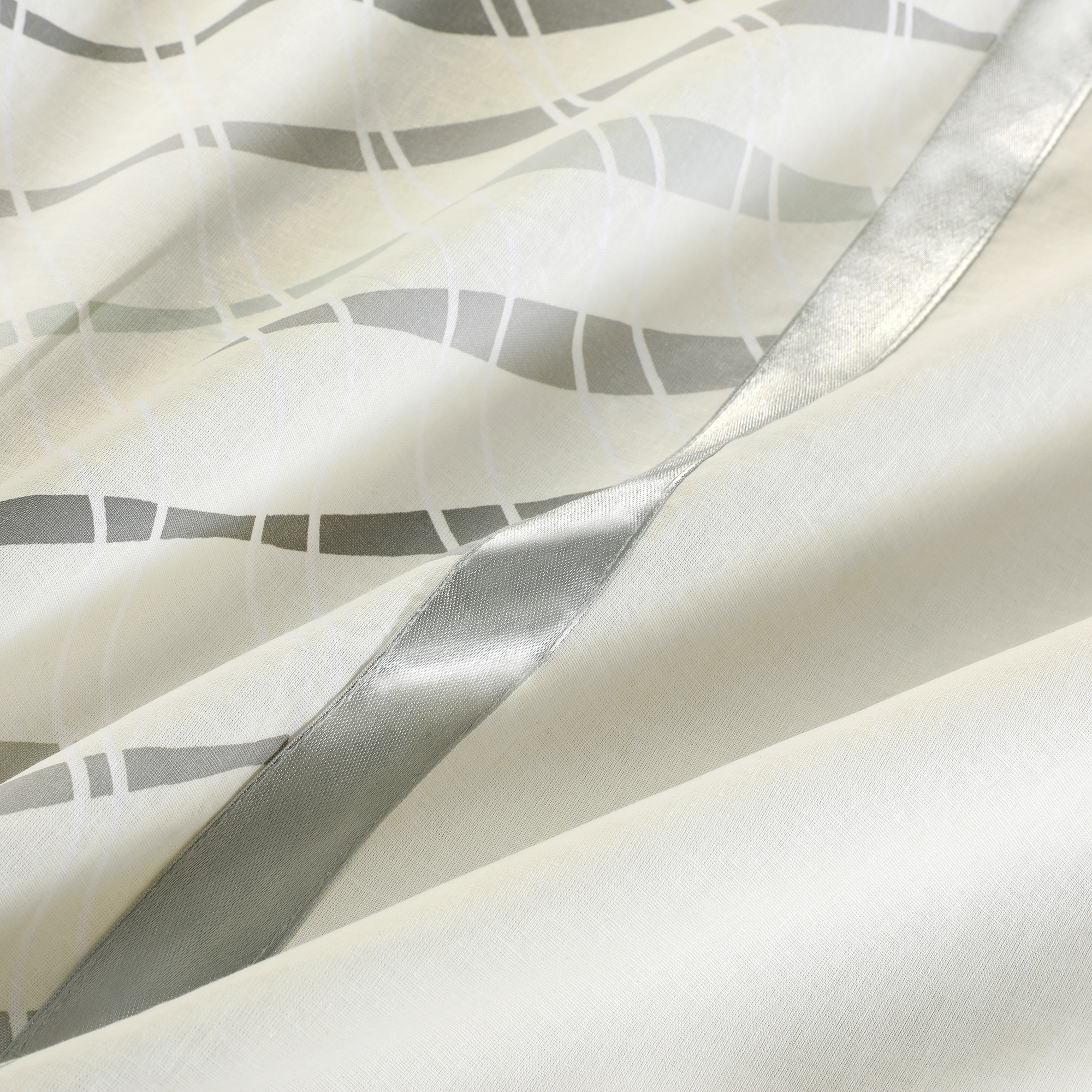 Parure housse de couette 240x220cm  - Gris