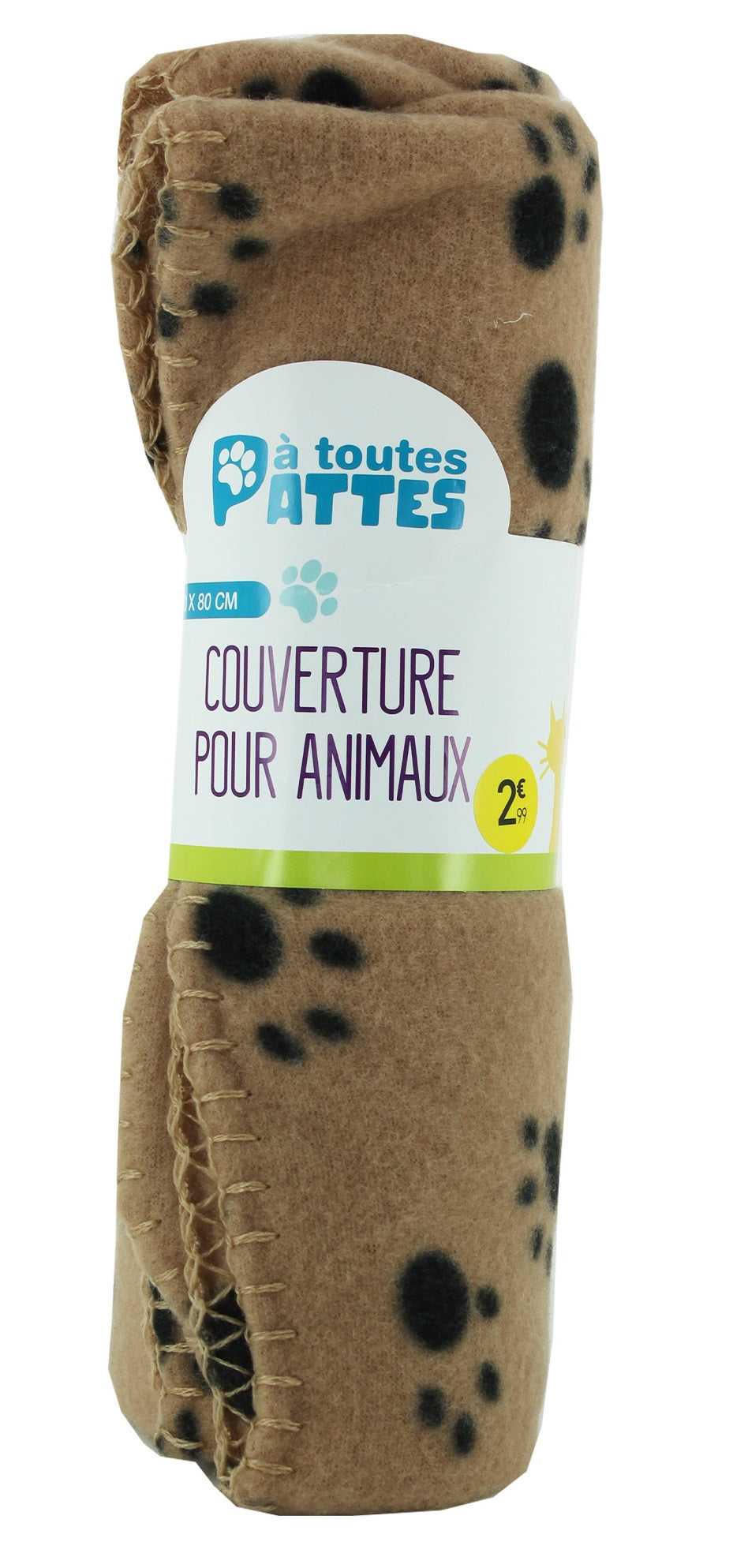 Couverture imprimée pour animaux  - Marron