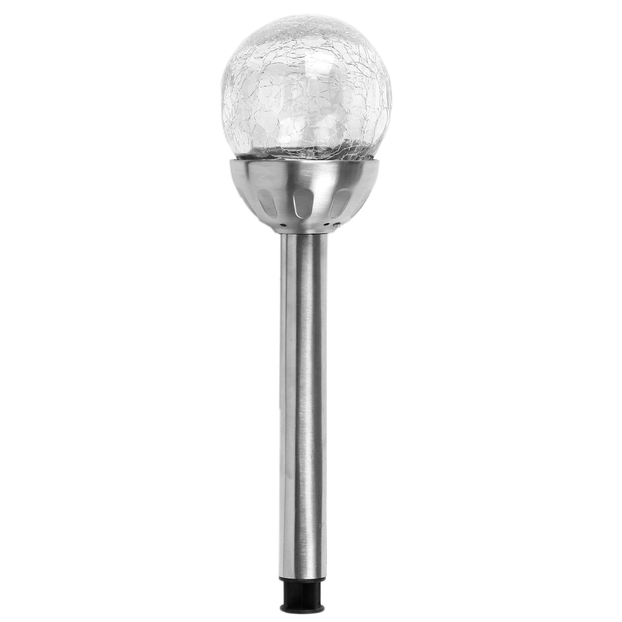 Lampe LED solaire craquelée