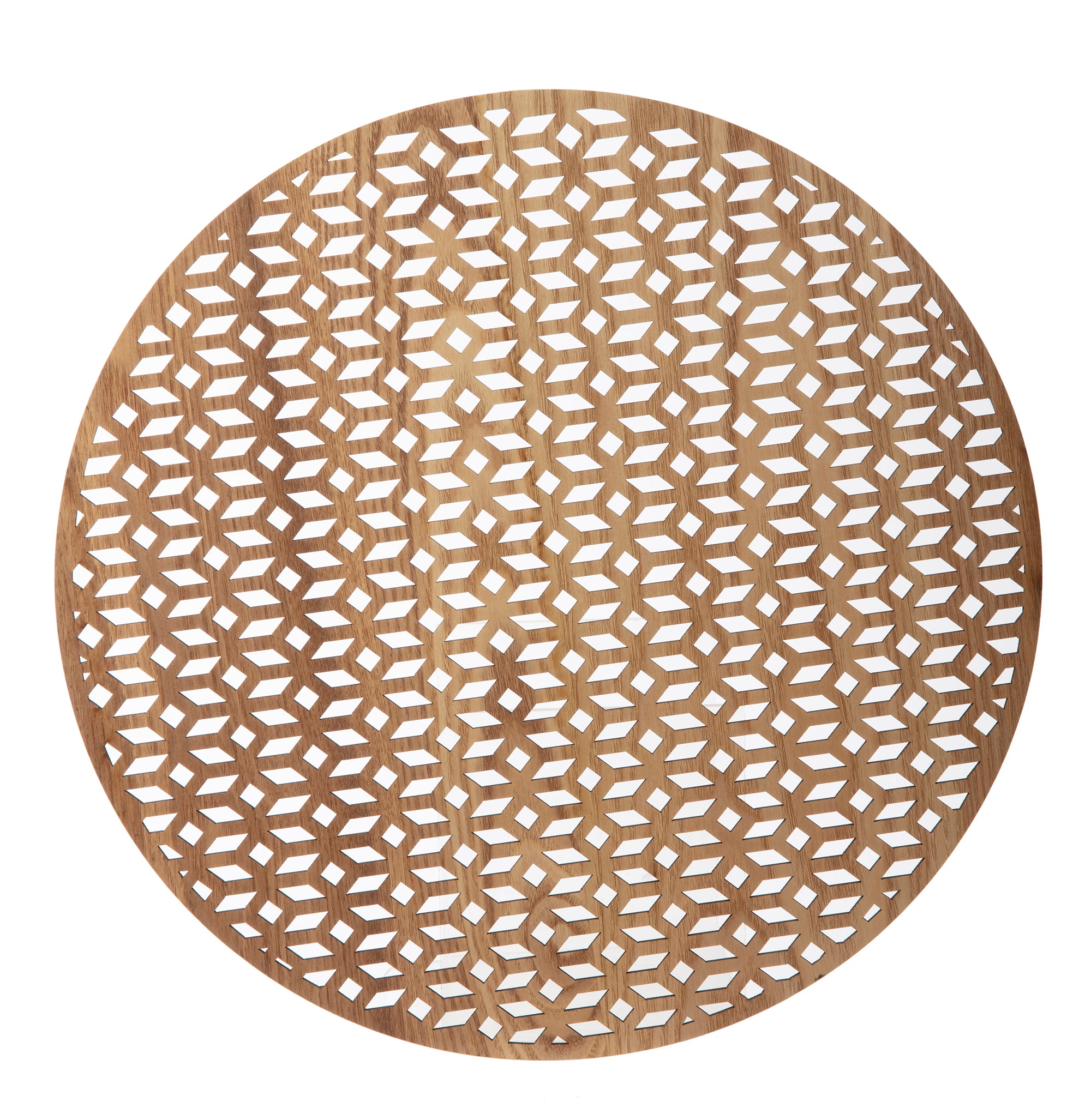 Set de table rond en bois
