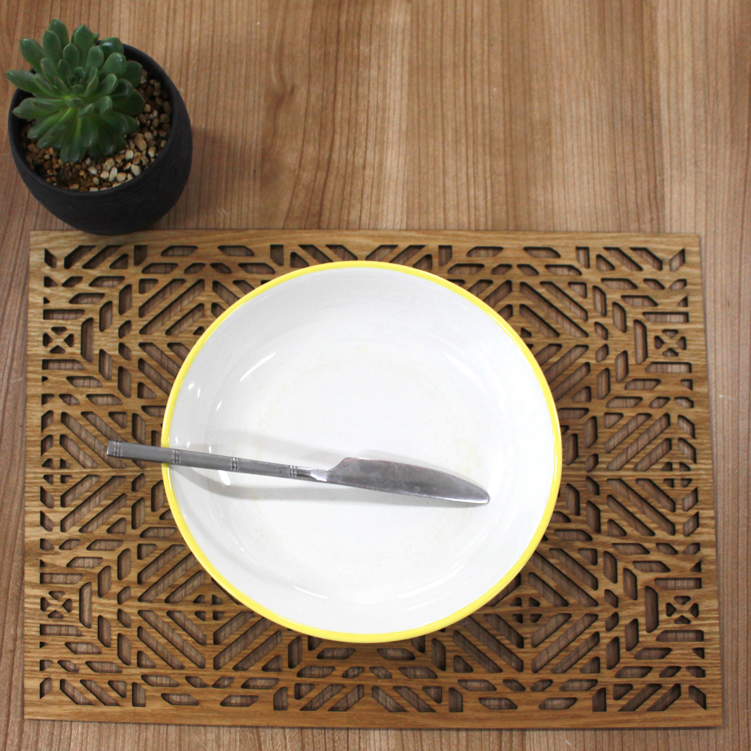 Set de table rectangle en bois