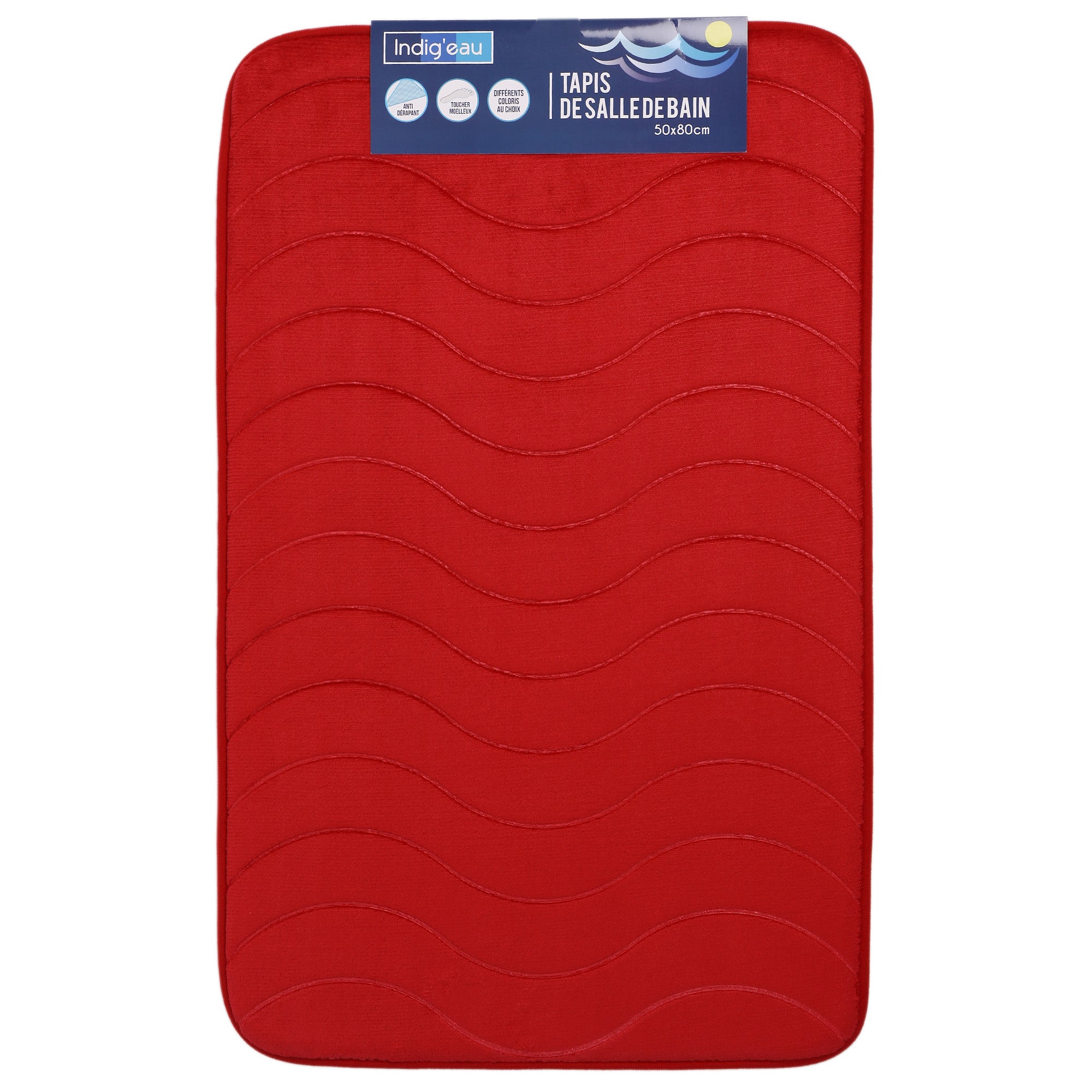 Tapis de salle de bain à mémoire de forme
