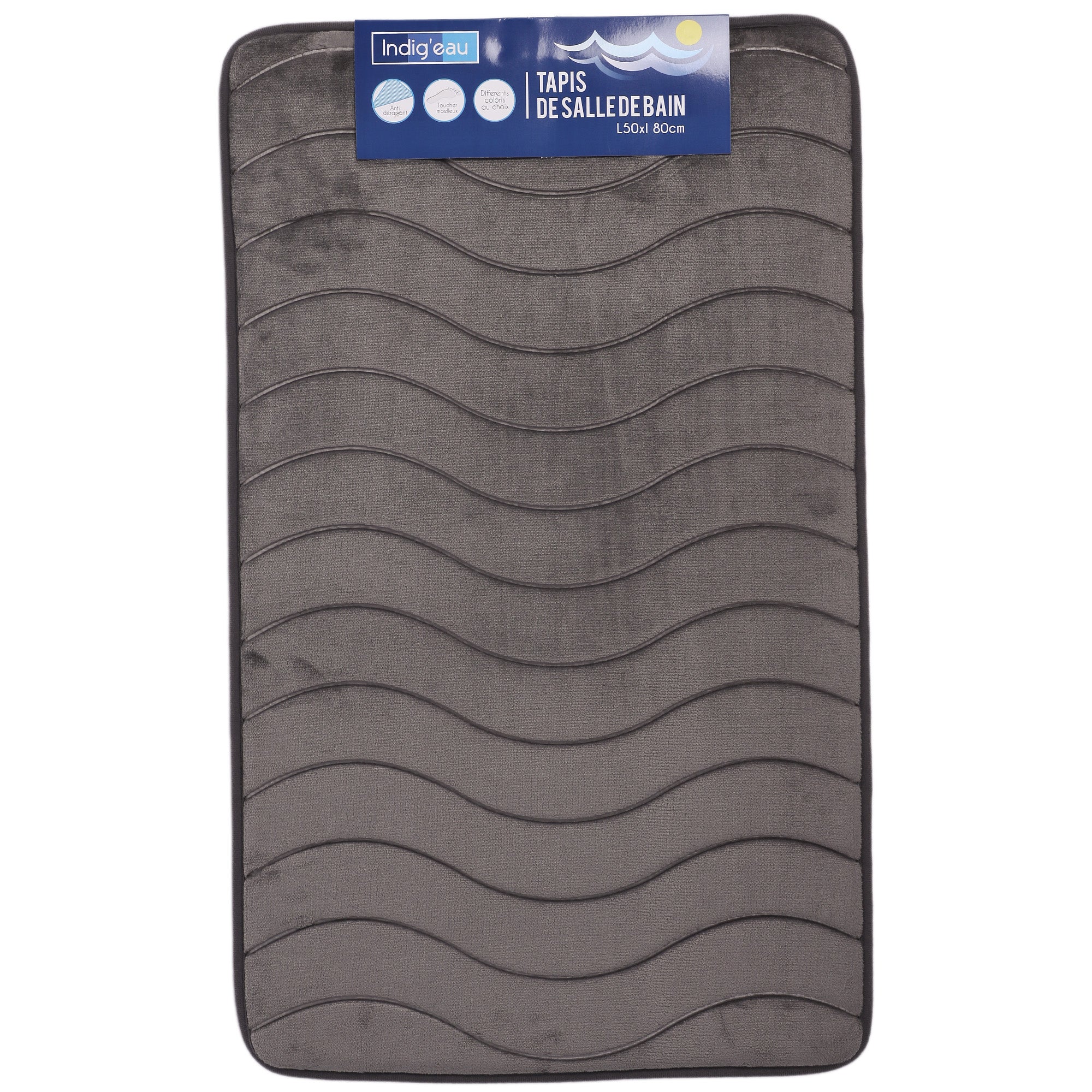 Tapis de salle de bain à mémoire de forme