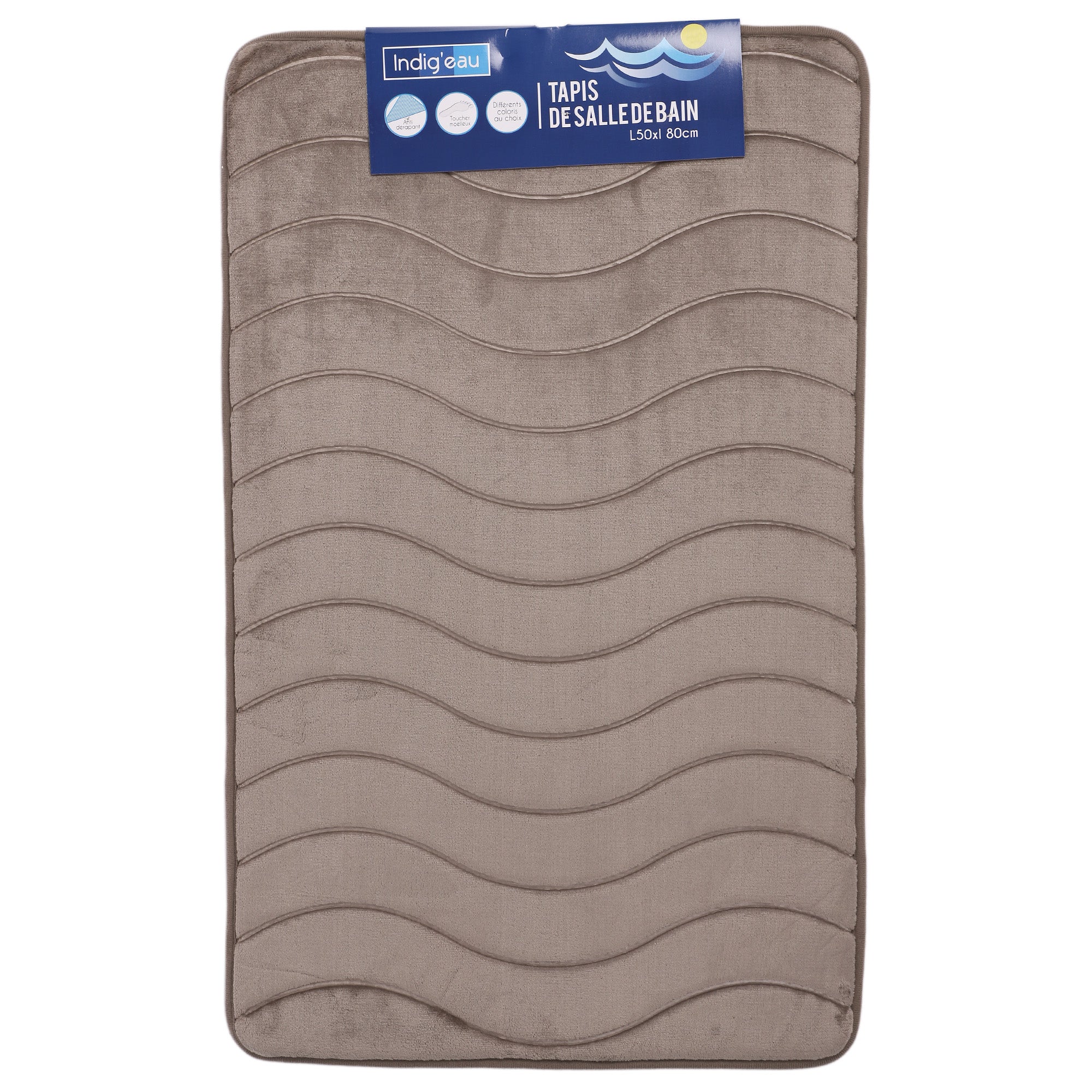 Tapis de salle de bain à mémoire de forme