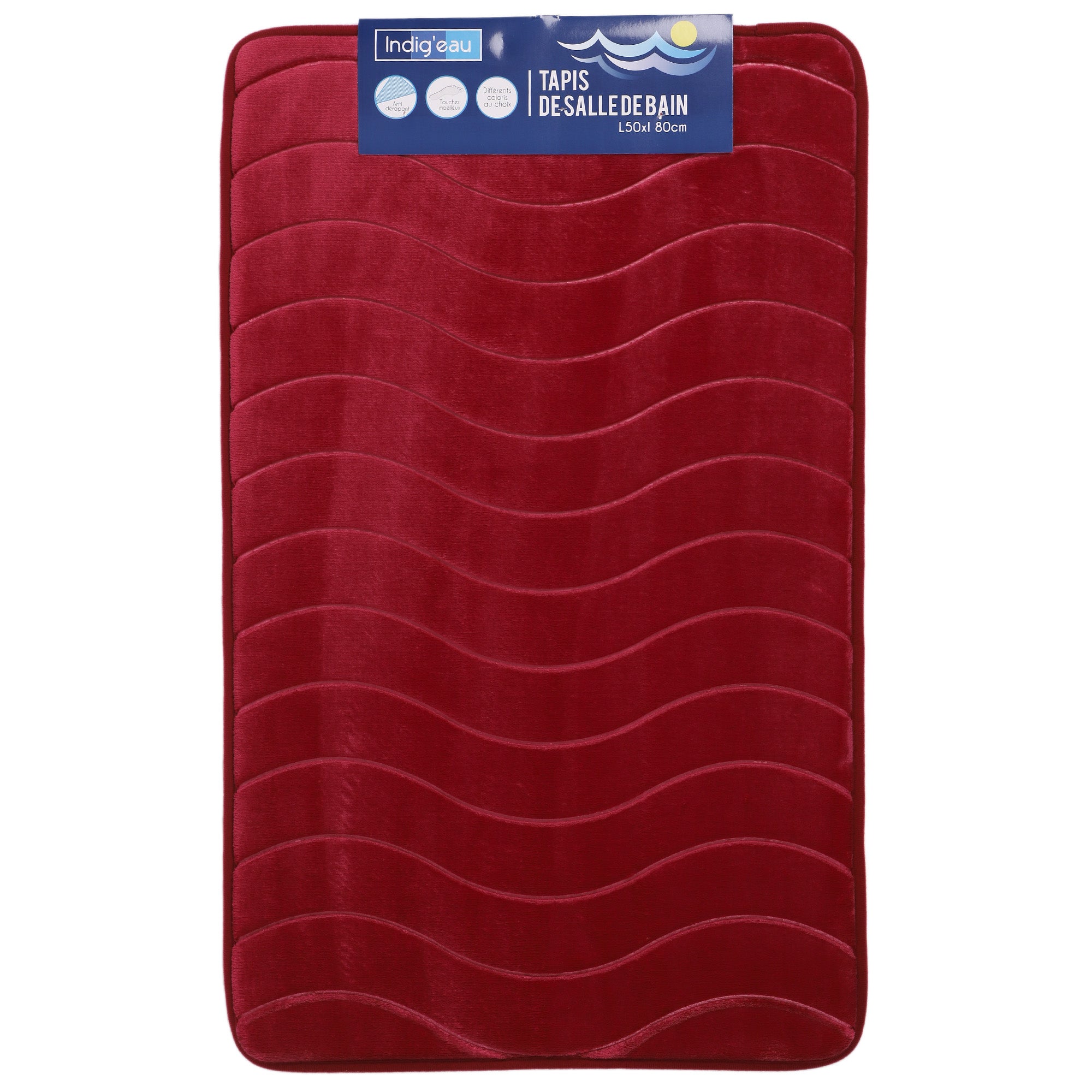 Tapis de salle de bain à mémoire de forme