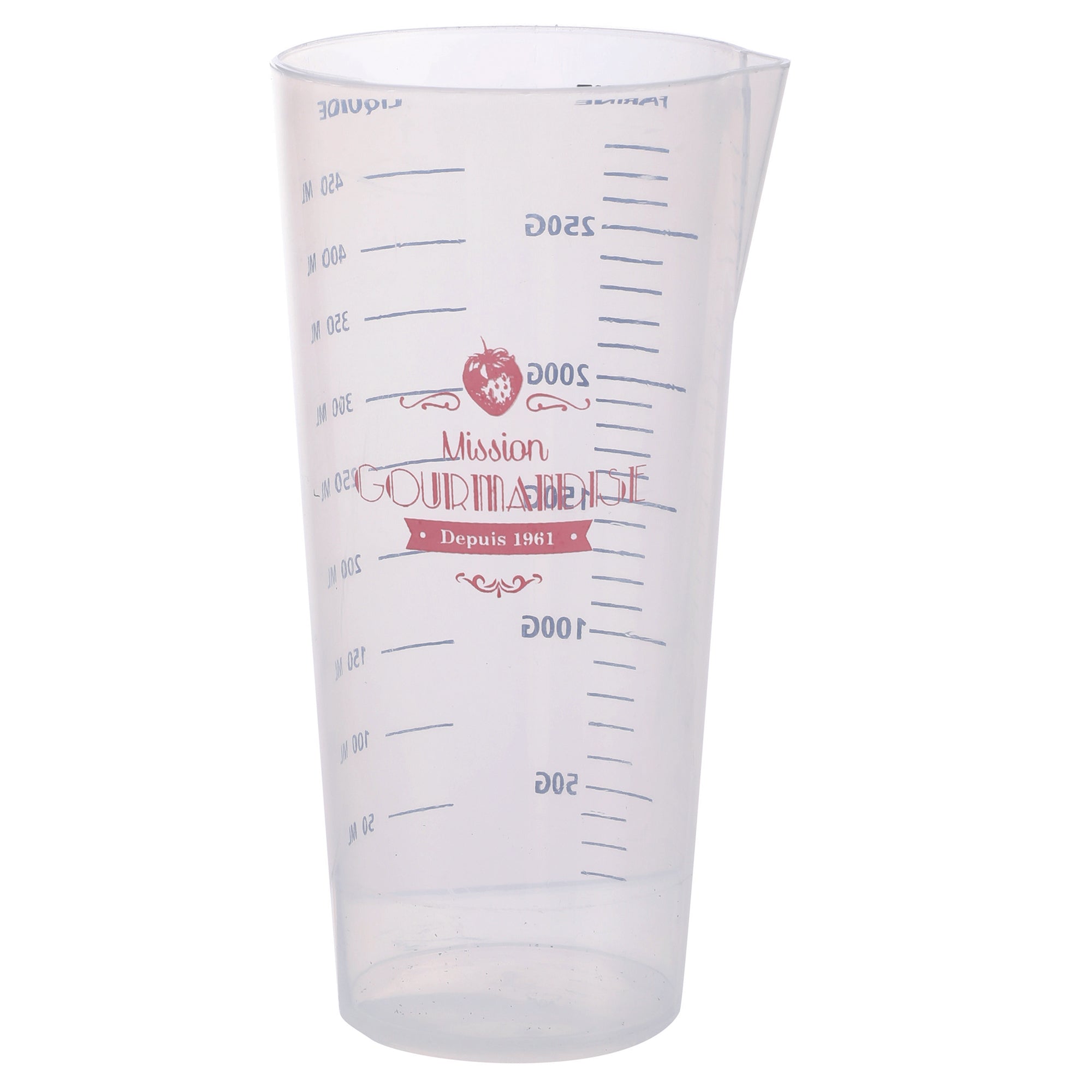 Verre doseur plastique  - Rose