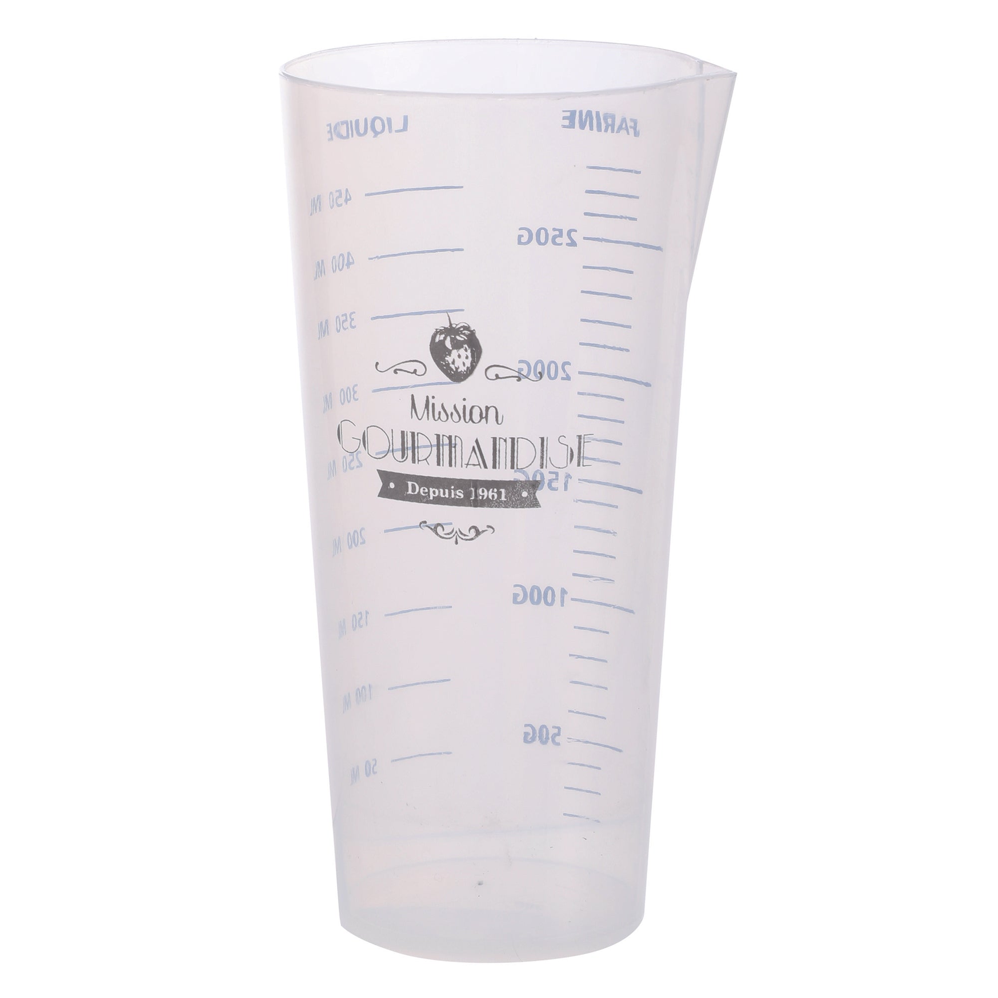 Verre doseur plastique  - Bleu clair